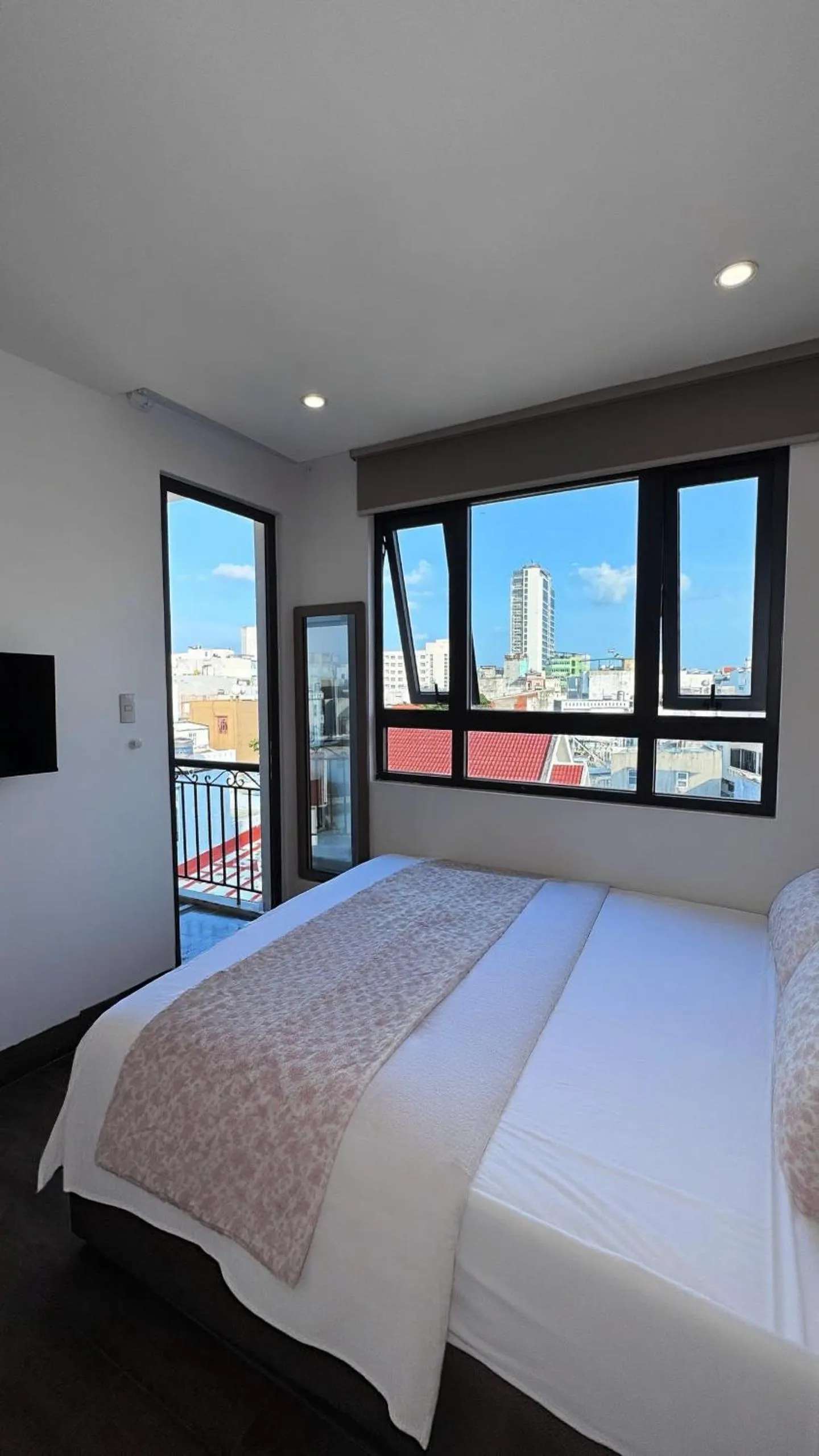 Bed in Nếp Apartment Hotel