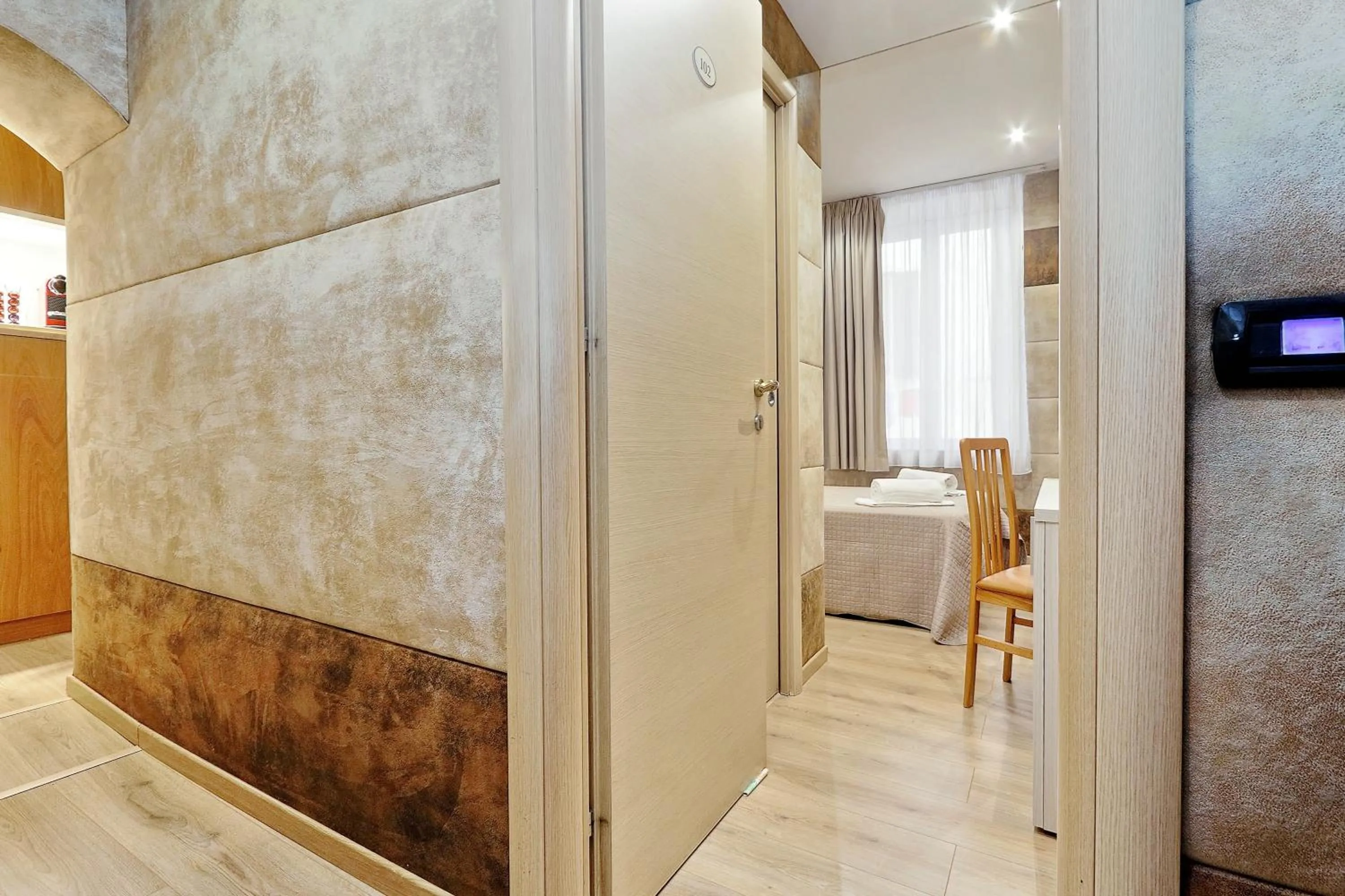 Bed in Gialli Vatican Guesthouse