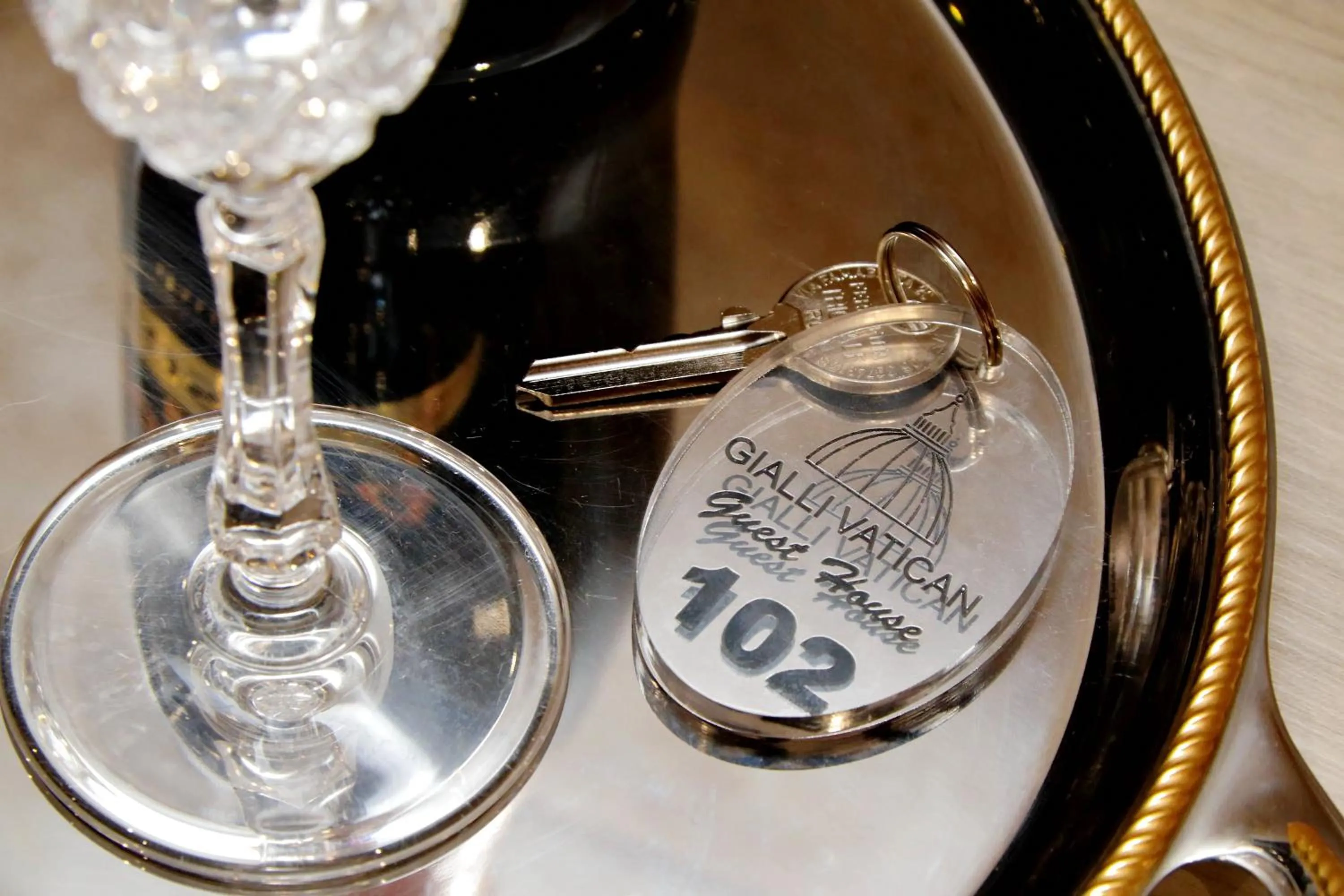 Decorative detail in Gialli Vatican Guesthouse