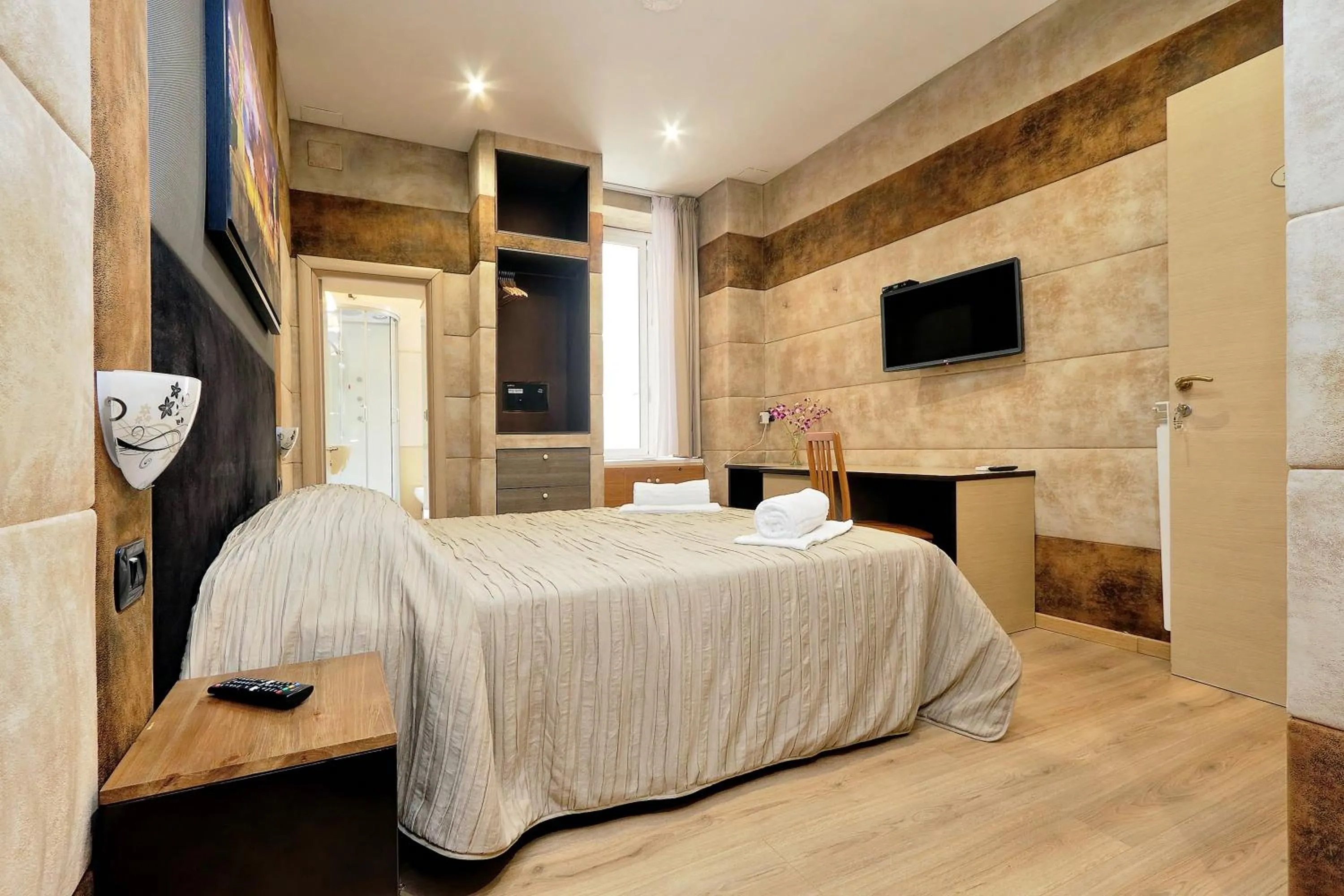 Bed in Gialli Vatican Guesthouse