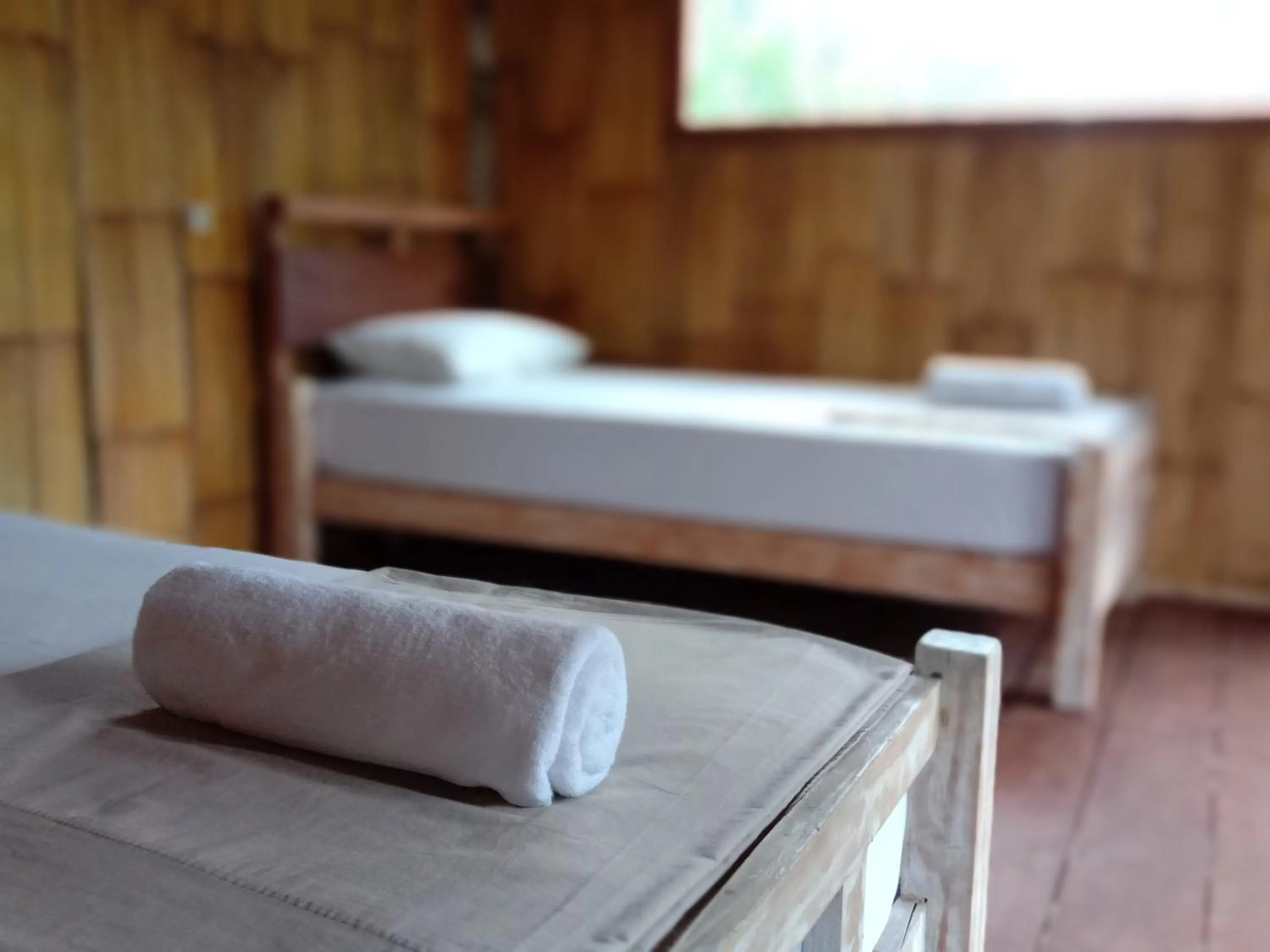 Bed in Jungle House - surf & stay