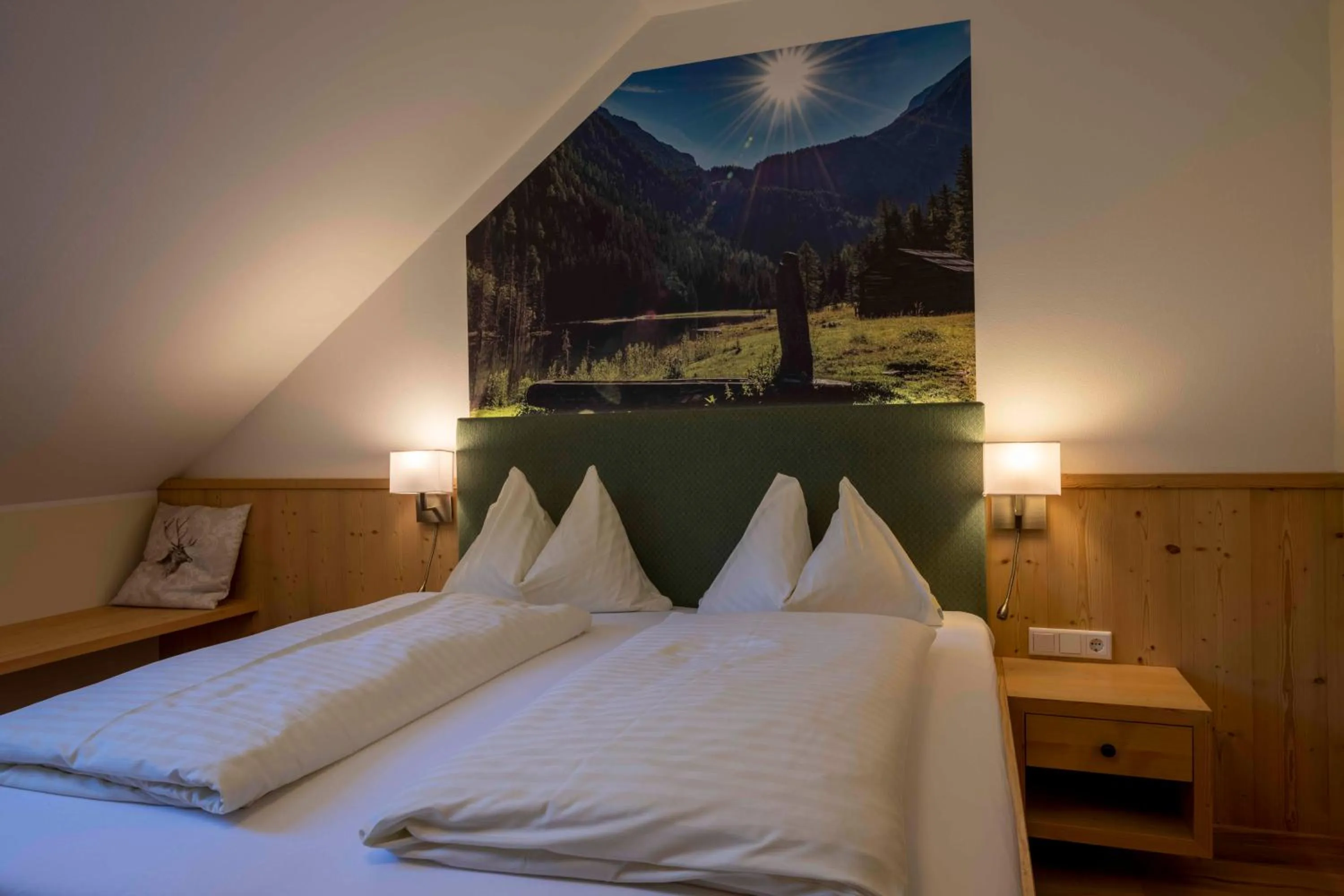 Bed in Landhotel Pacher