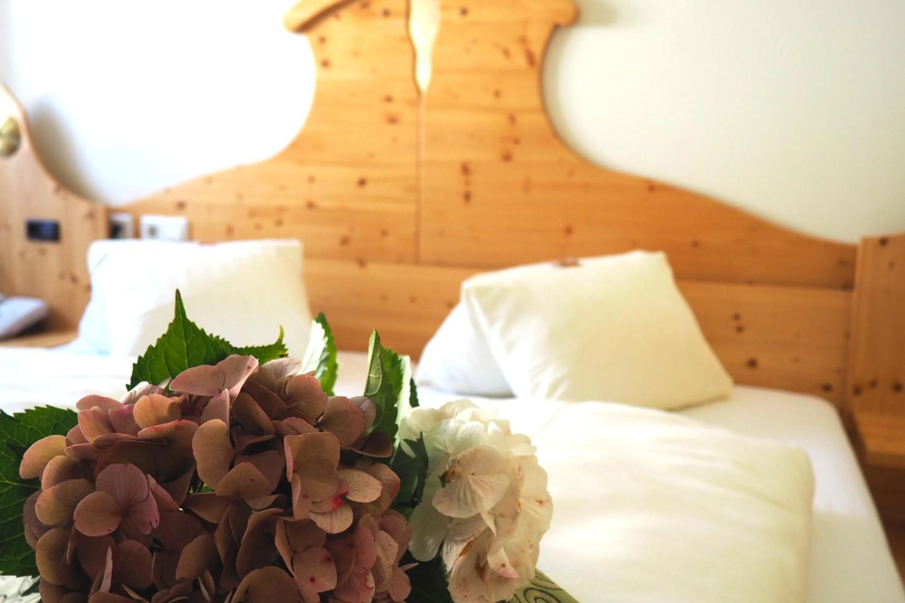 Decorative detail, Bed in Landhotel Pacher