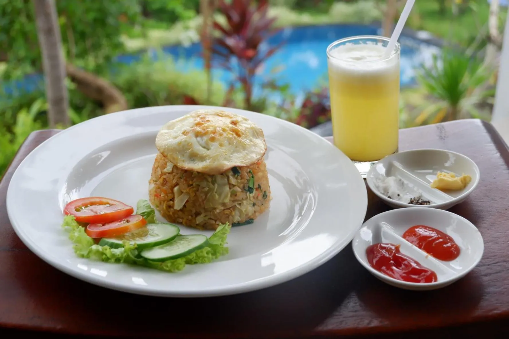 Breakfast in Arya Resort Nusa Penida