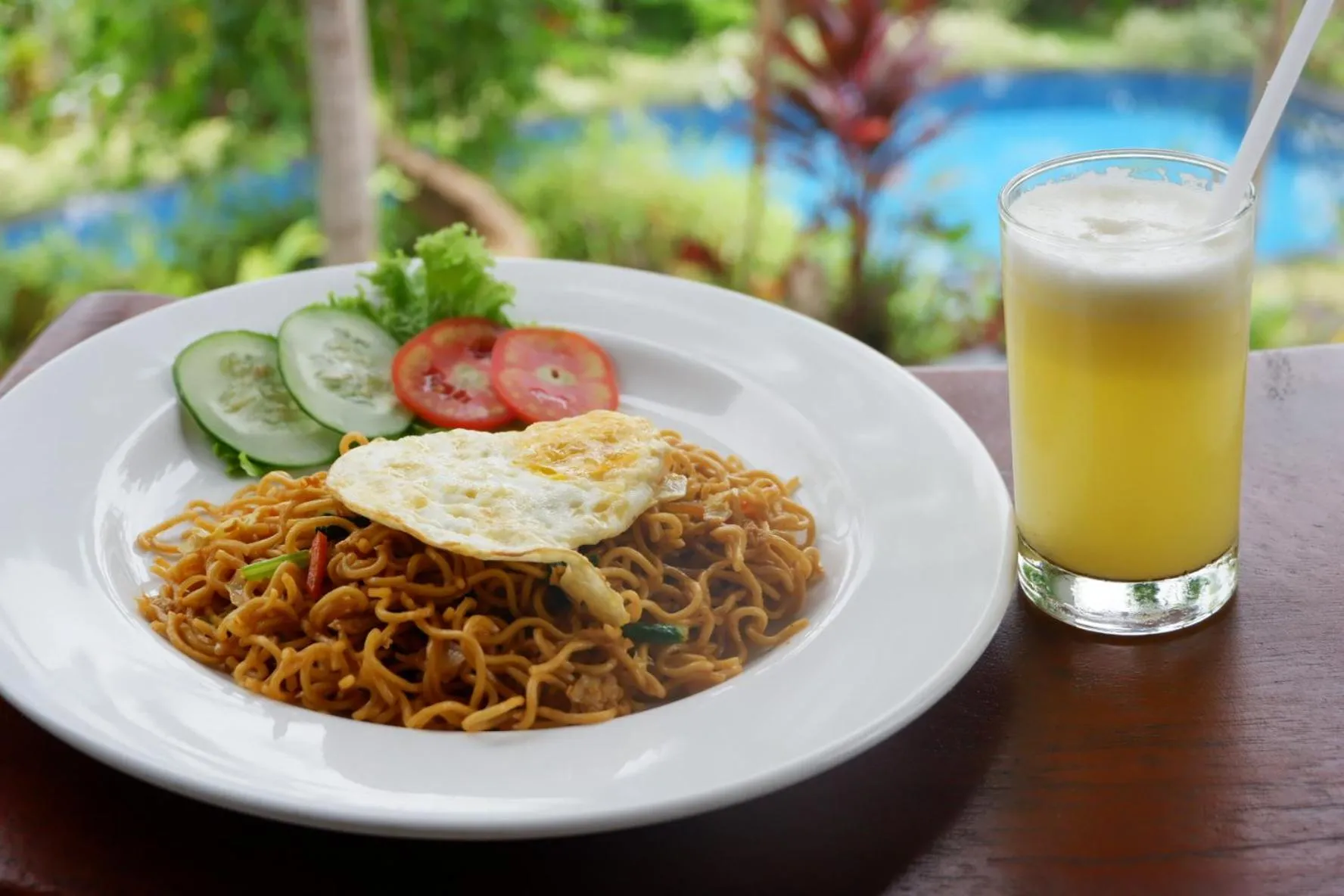 Breakfast in Arya Resort Nusa Penida