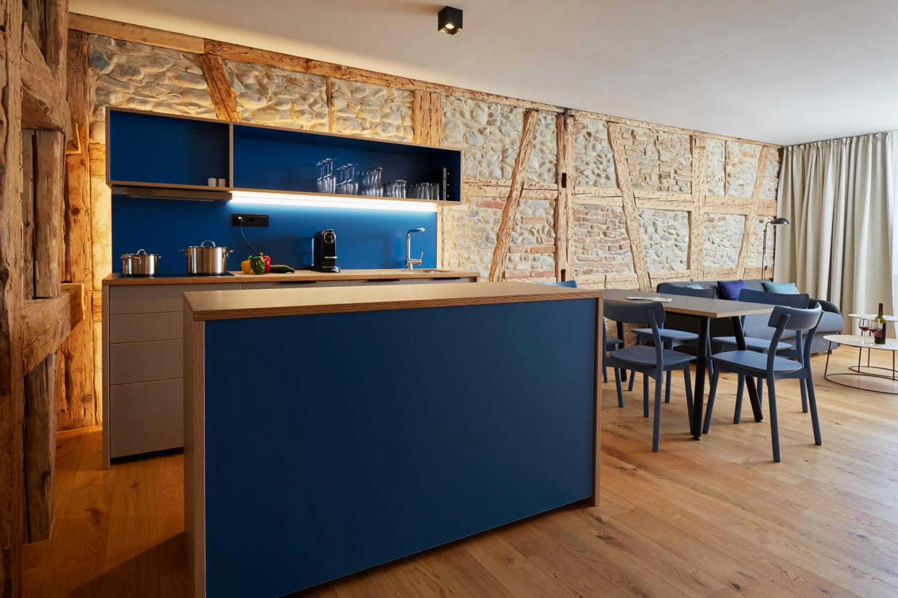 Living room in Sternen Bohlingen Aparthotel