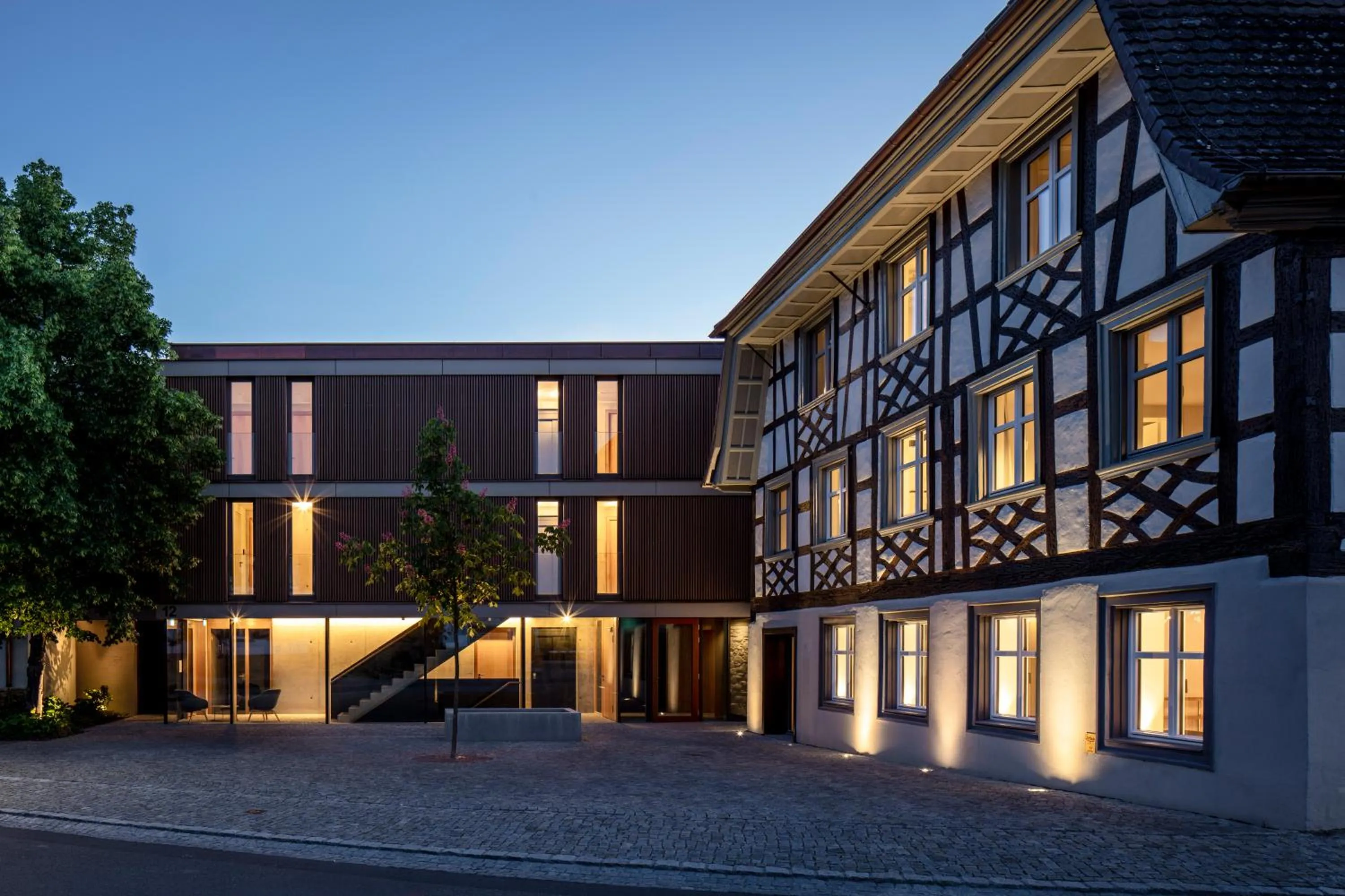 Property building in Sternen Bohlingen Aparthotel