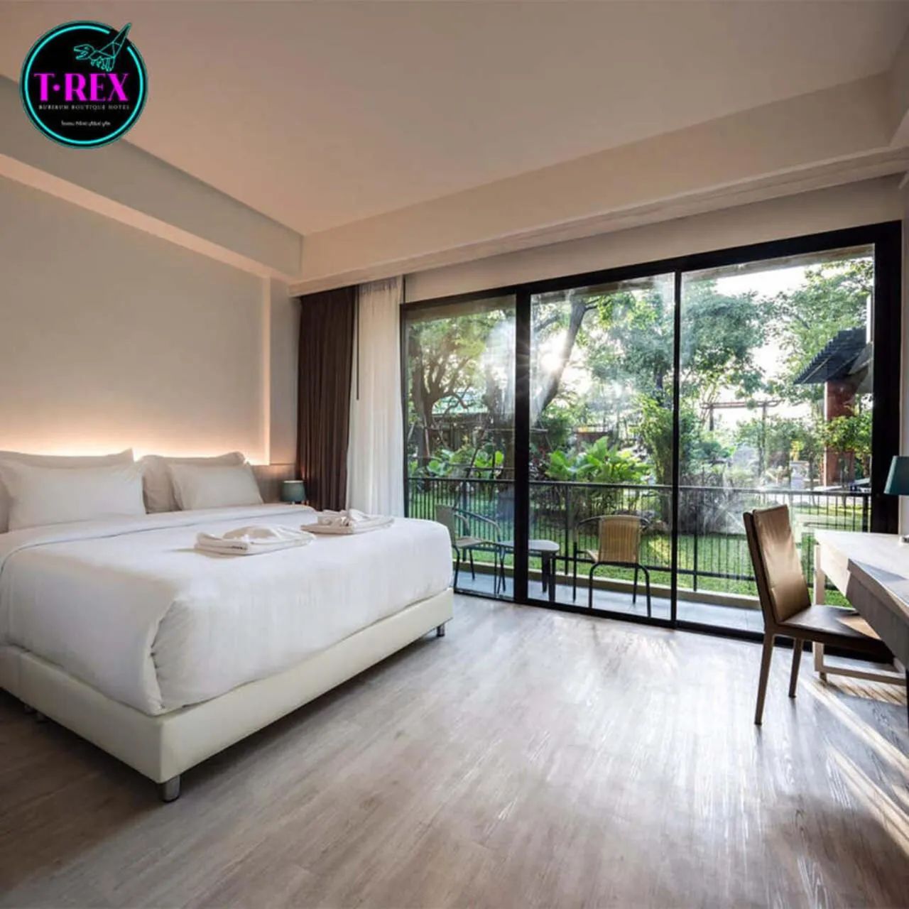 Photo of the whole room, Bed in TREX Buriram Boutique Hotel