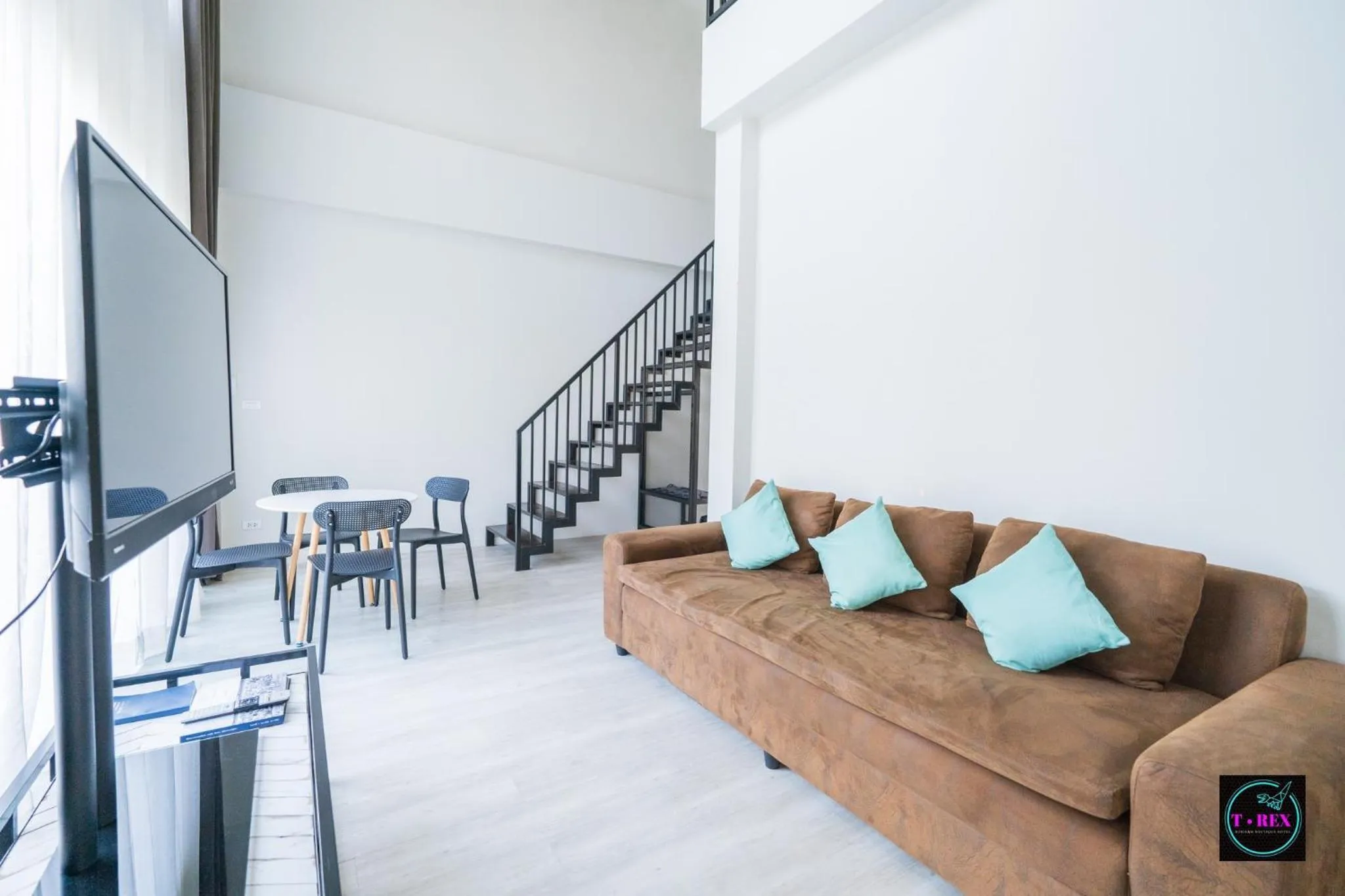 Living room in TREX Buriram Boutique Hotel