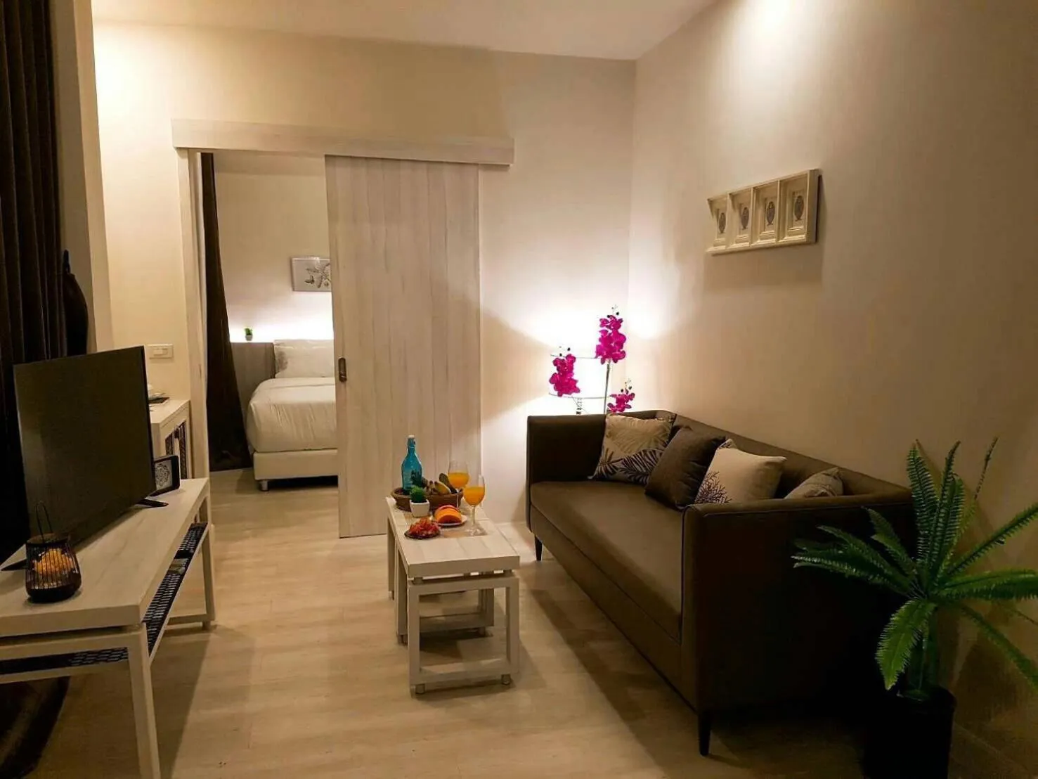 Living room in TREX Buriram Boutique Hotel