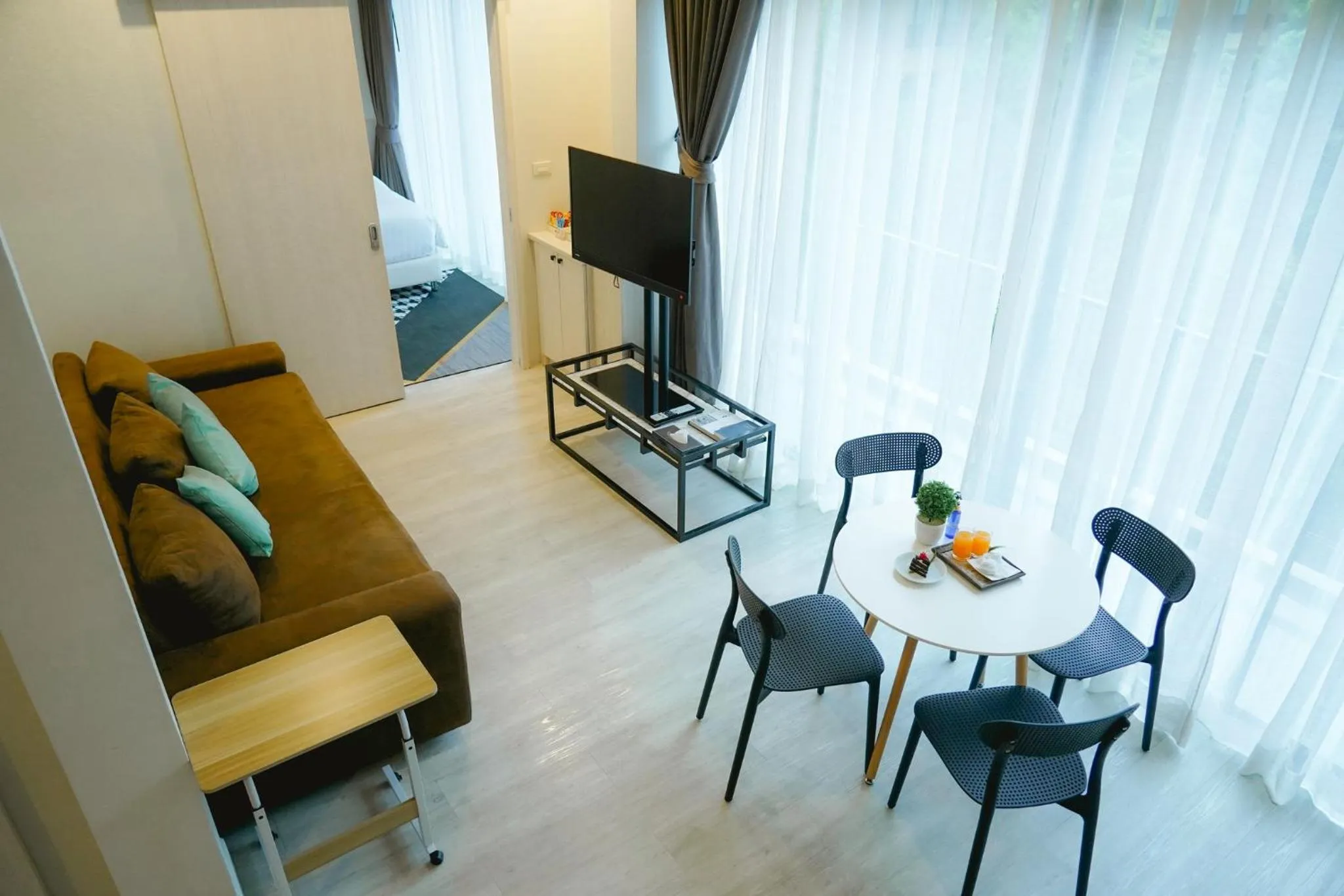 Living room in TREX Buriram Boutique Hotel