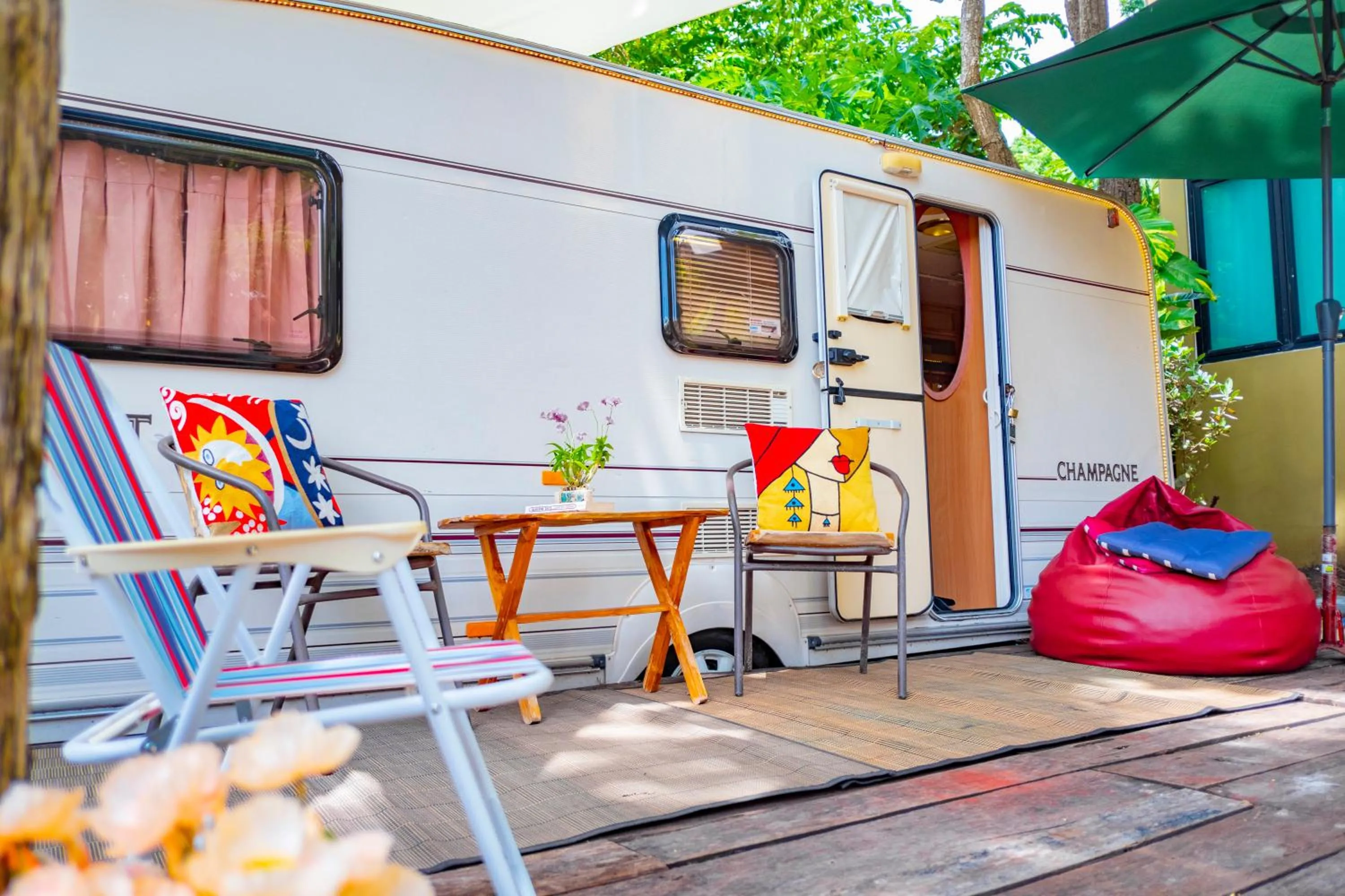 Patio in TREX Buriram Boutique Hotel