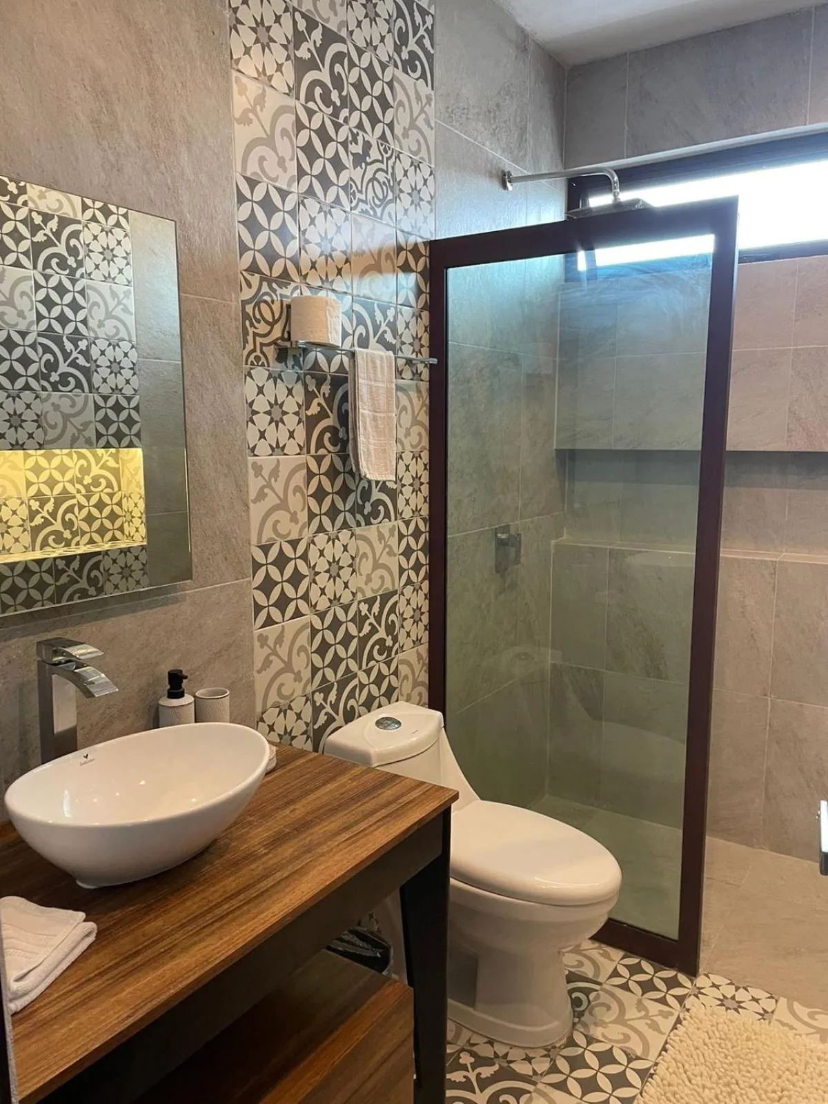 Shower in Hotel Diosa del Agua Bacalar