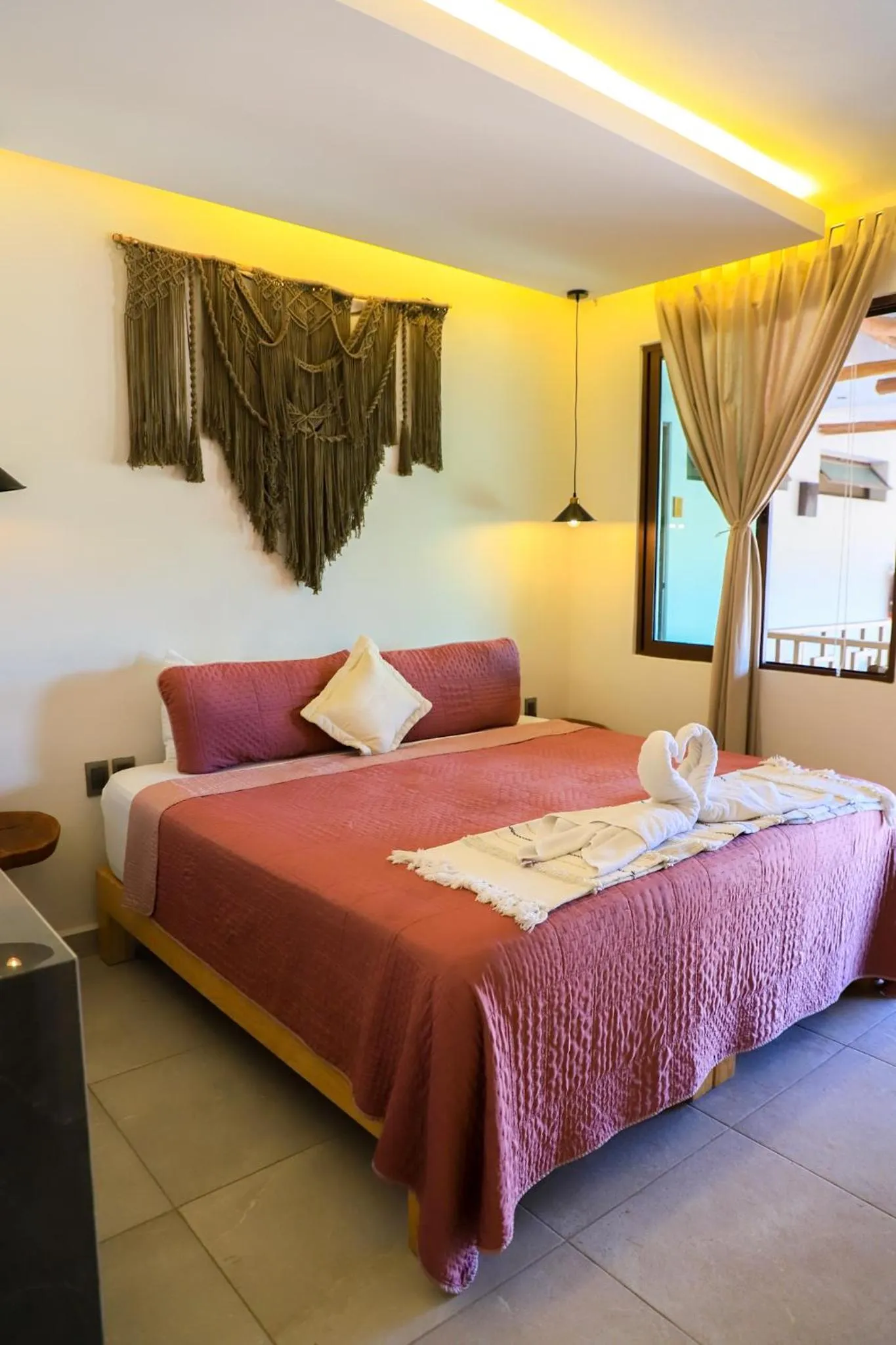 Bed in Hotel Diosa del Agua Bacalar