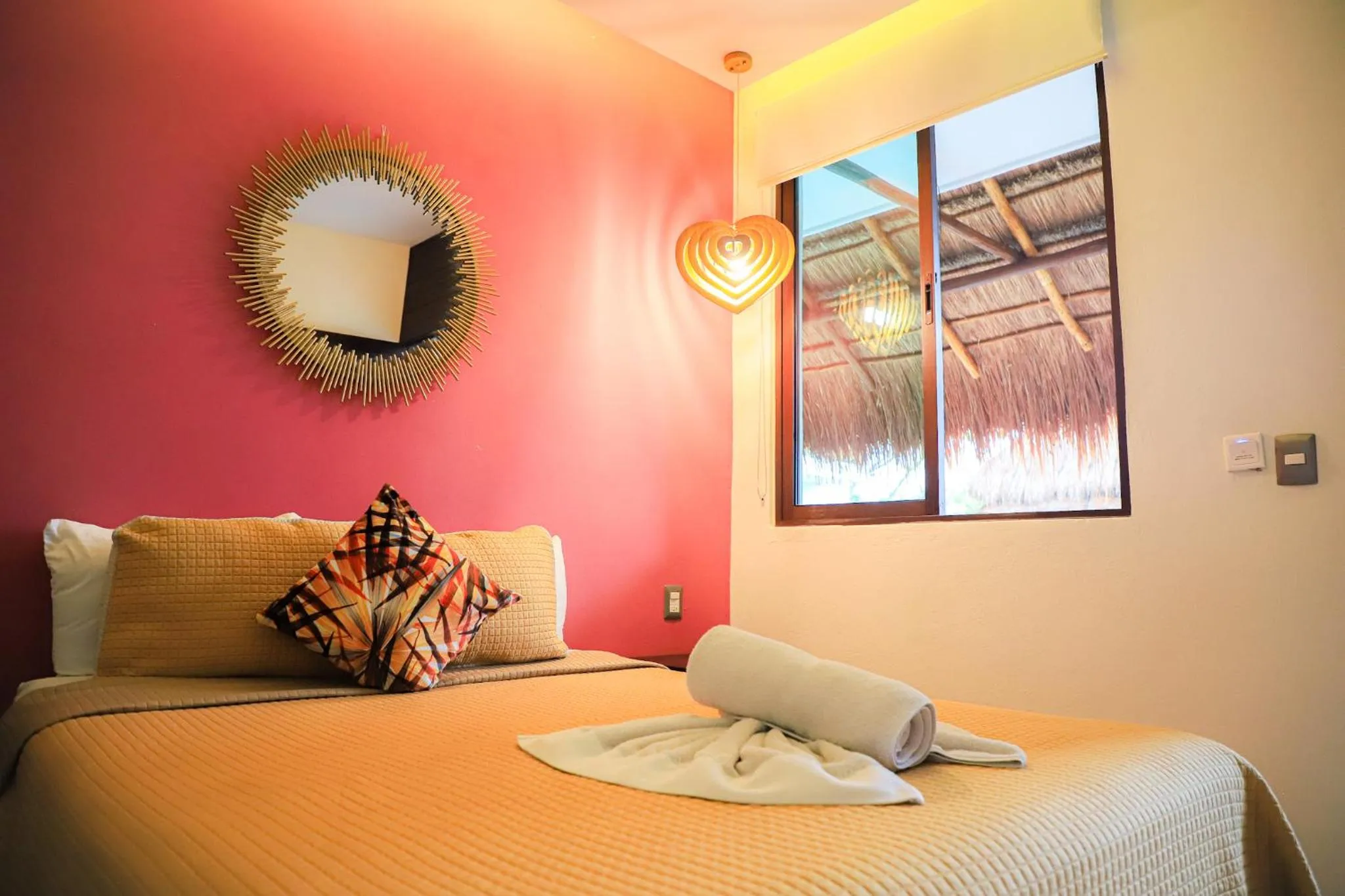 Bed in Hotel Diosa del Agua Bacalar