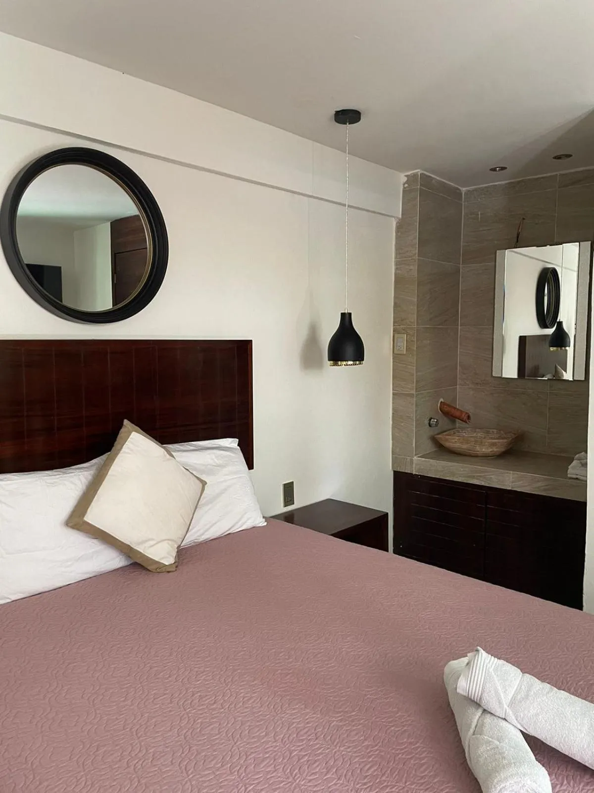 Bed in Hotel Diosa del Agua Bacalar