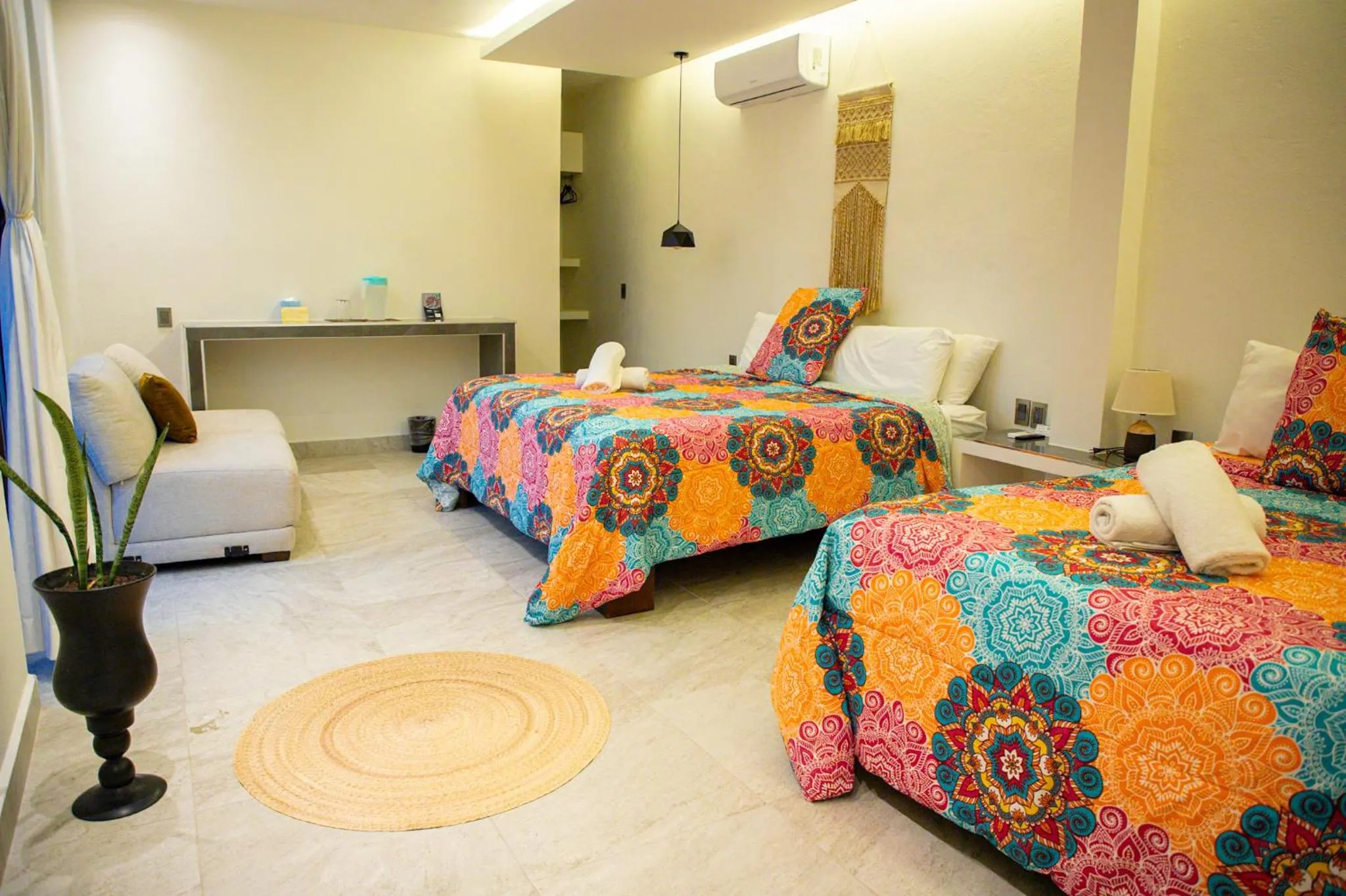 Bed in Hotel Diosa del Agua Bacalar