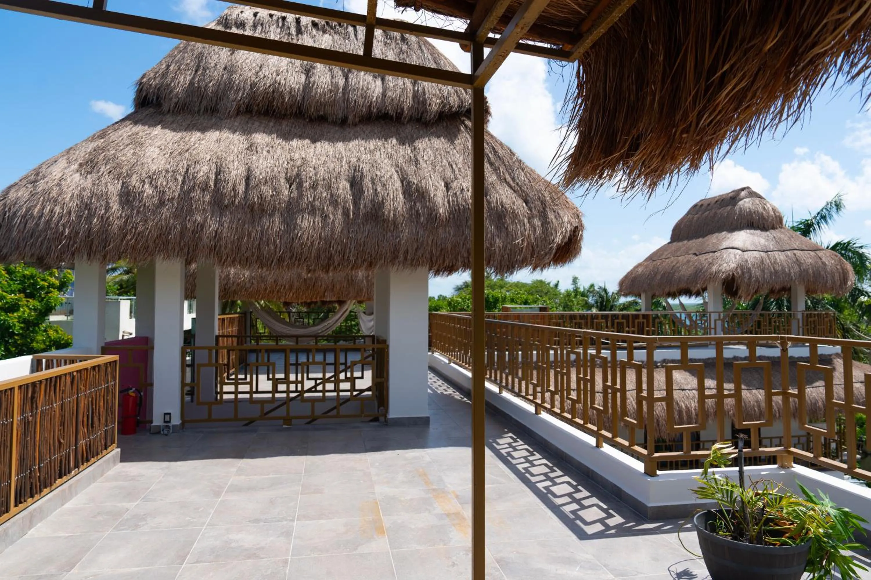 Balcony/Terrace in Hotel Diosa del Agua Bacalar