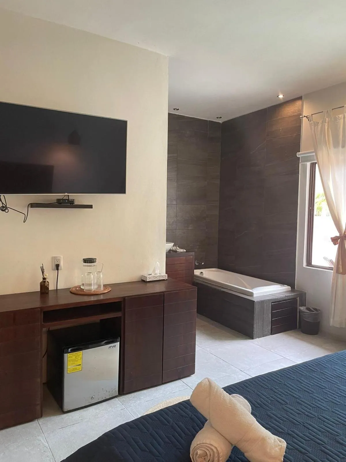 TV and multimedia, Bed in Hotel Diosa del Agua Bacalar