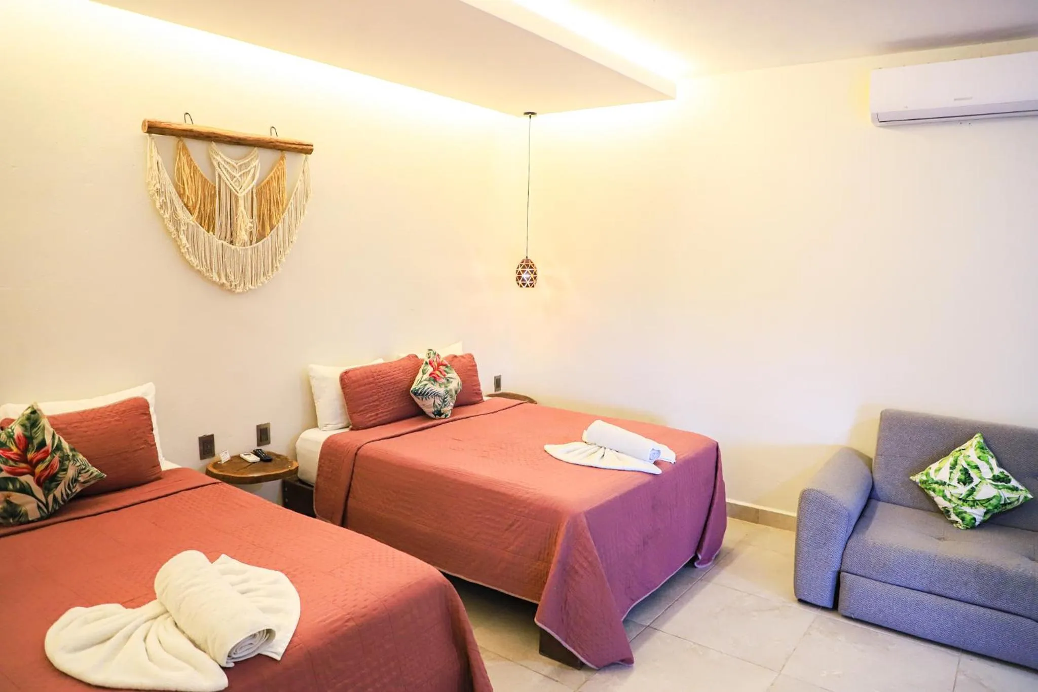 Bed in Hotel Diosa del Agua Bacalar