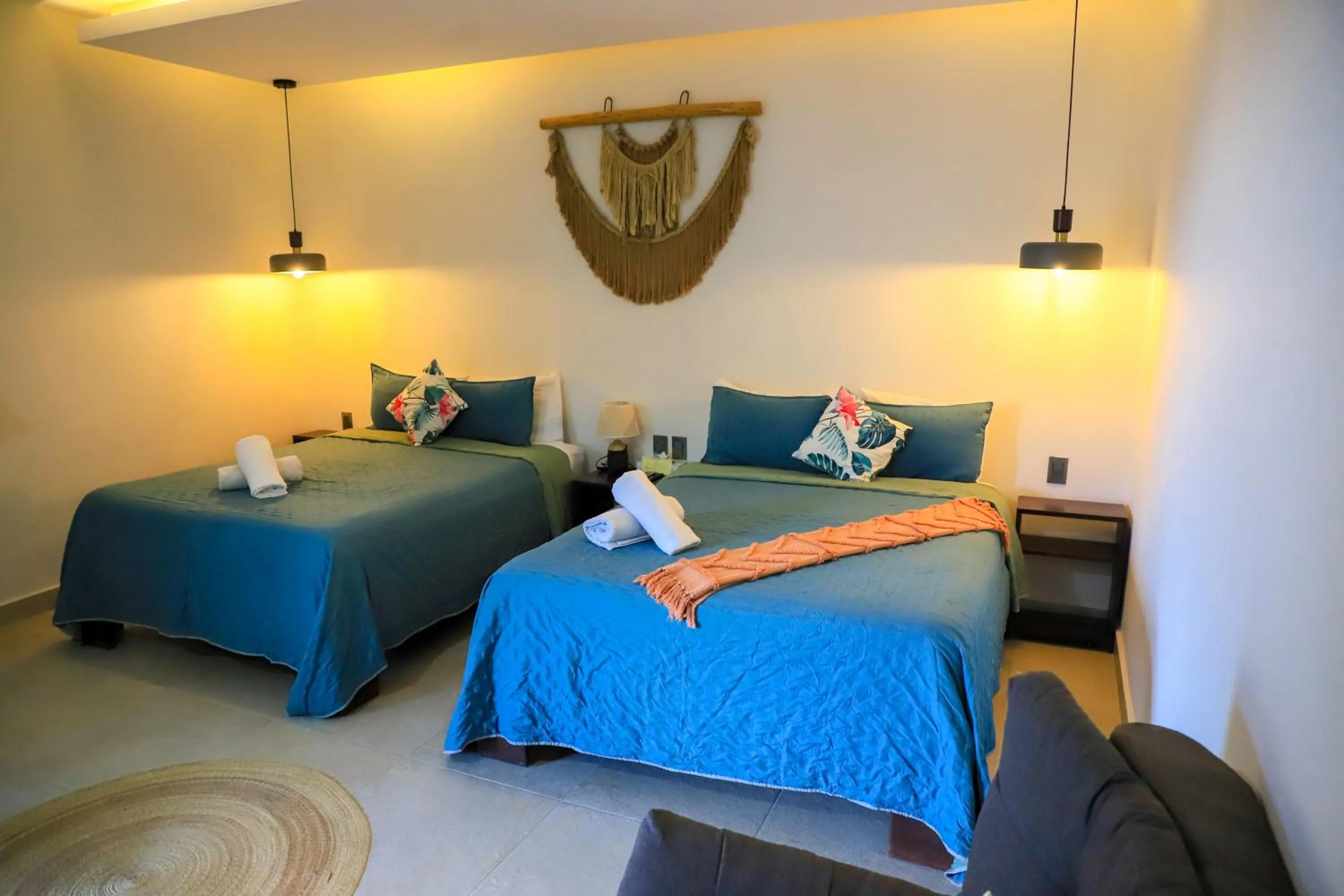 Bed in Hotel Diosa del Agua Bacalar