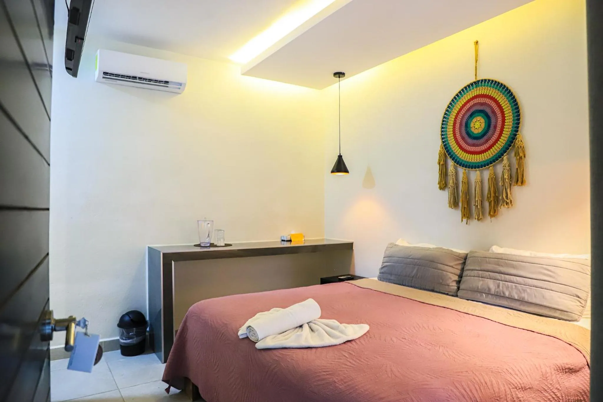 Bed in Hotel Diosa del Agua Bacalar