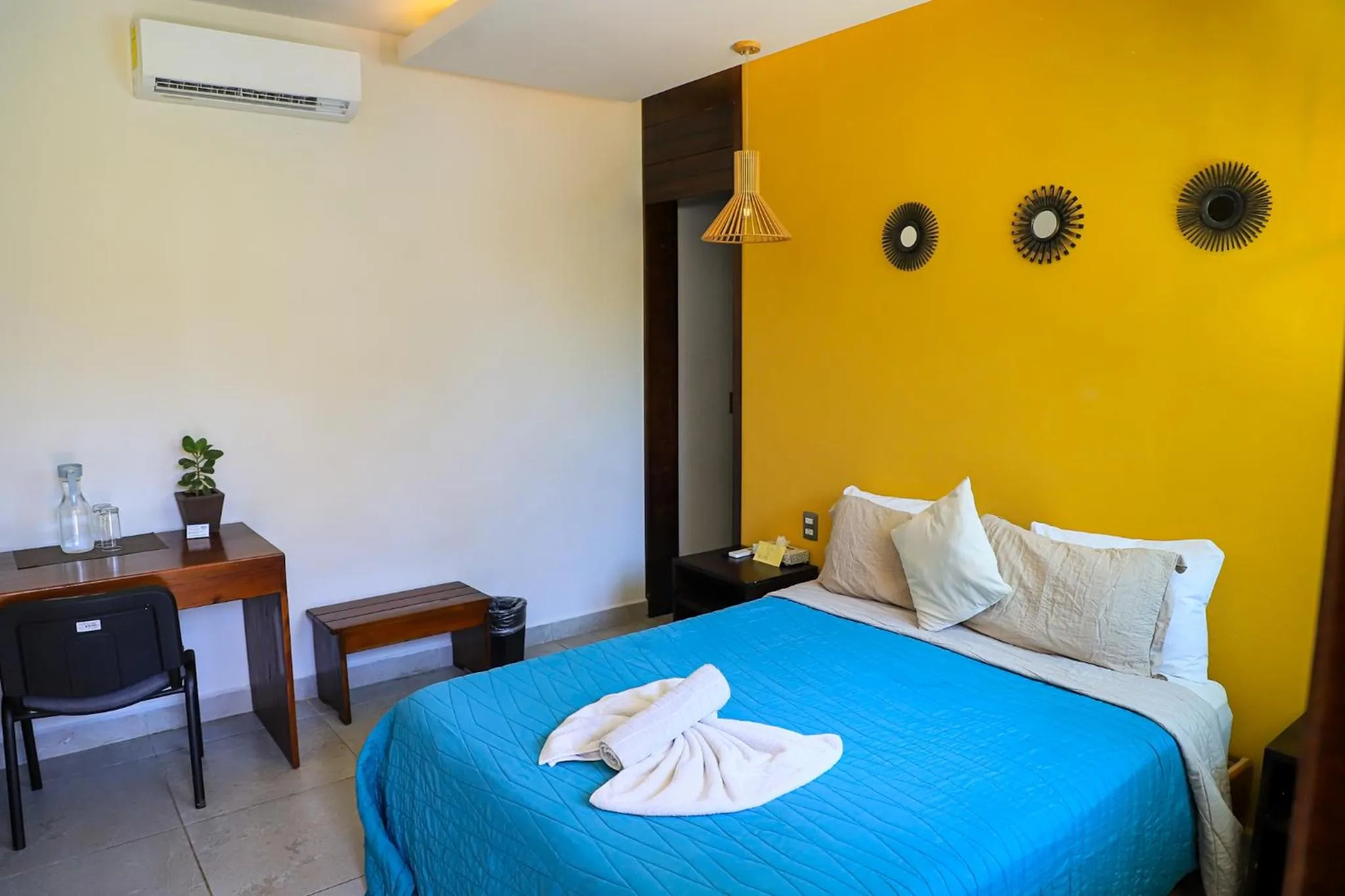 Bed in Hotel Diosa del Agua Bacalar