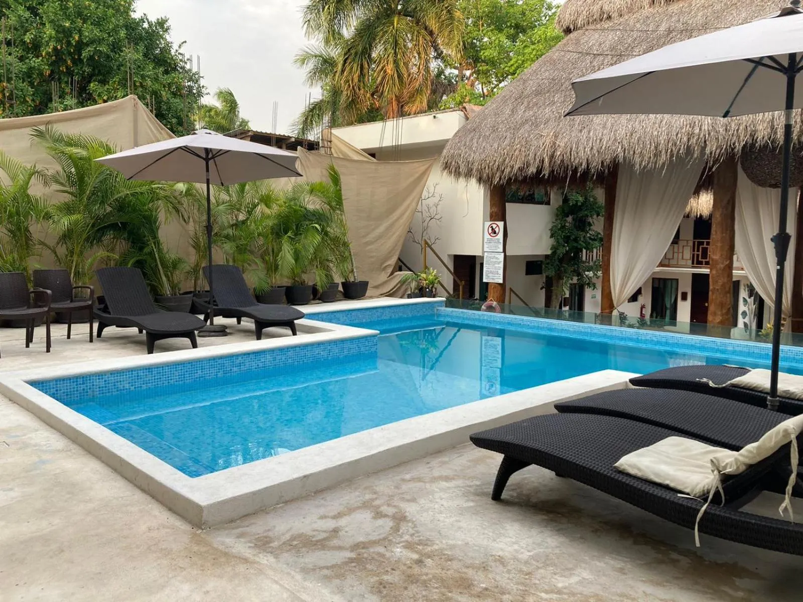 Garden in Hotel Diosa del Agua Bacalar