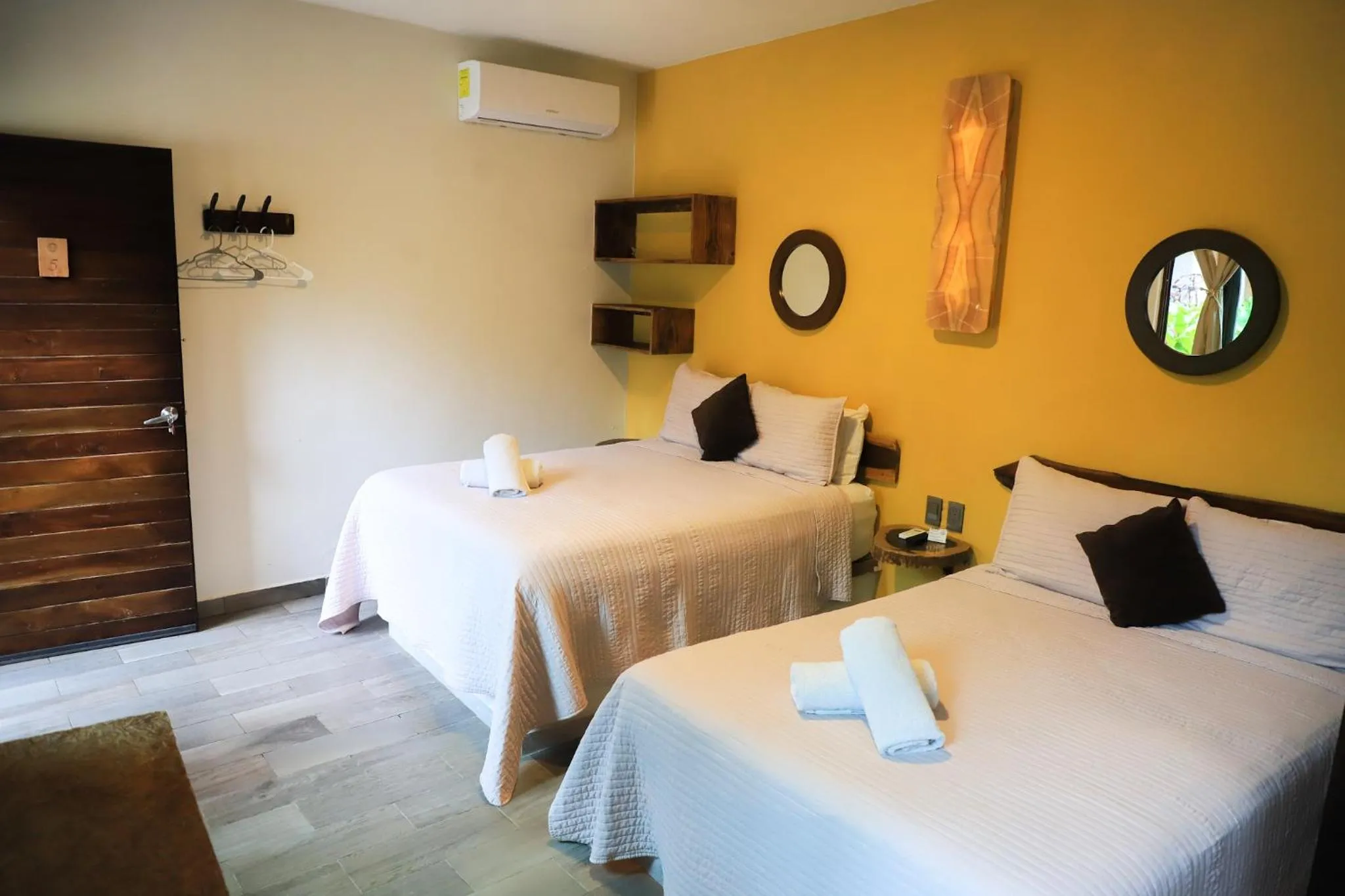 Bed in Hotel Diosa del Agua Bacalar