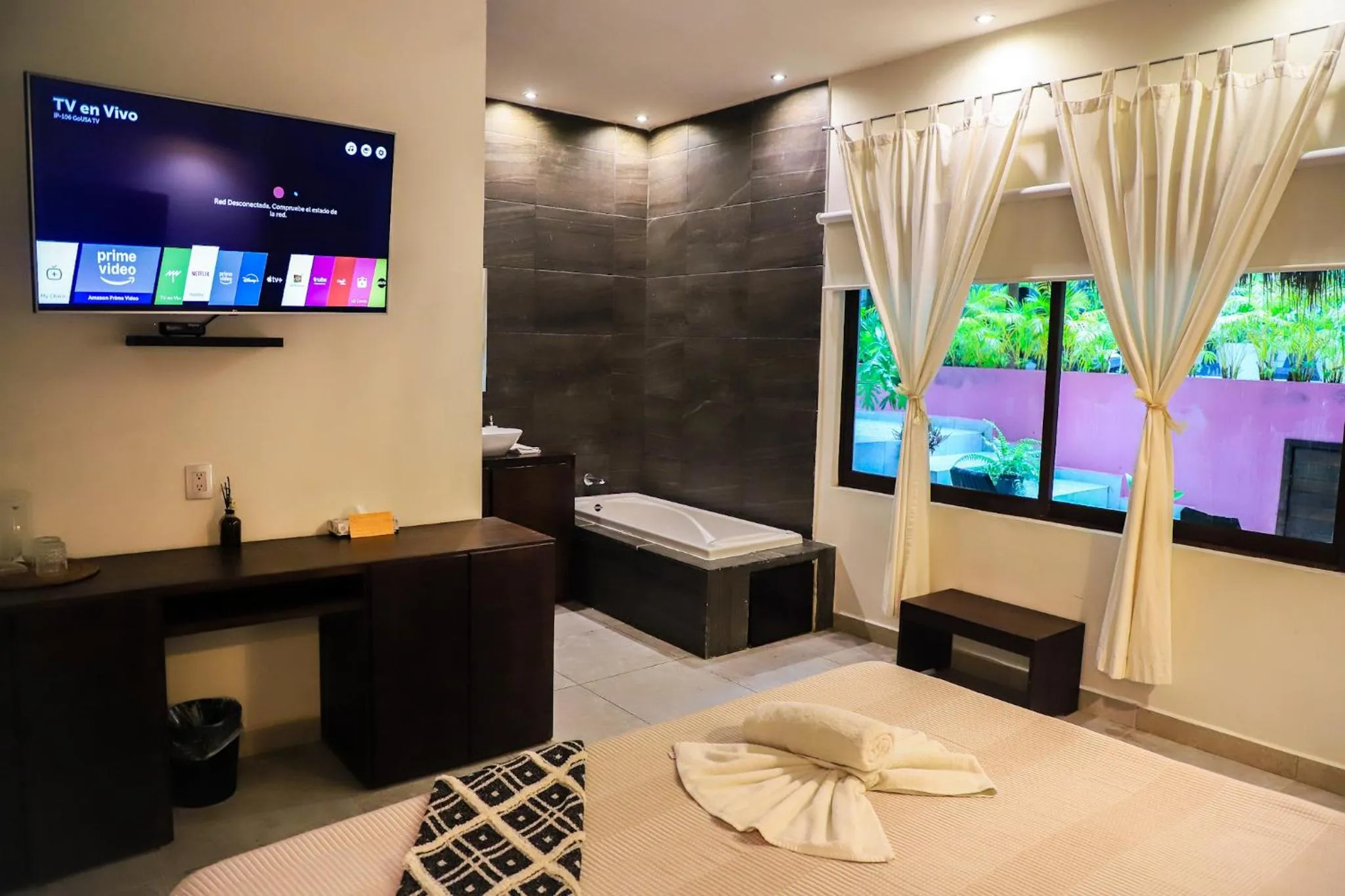 Bed in Hotel Diosa del Agua Bacalar