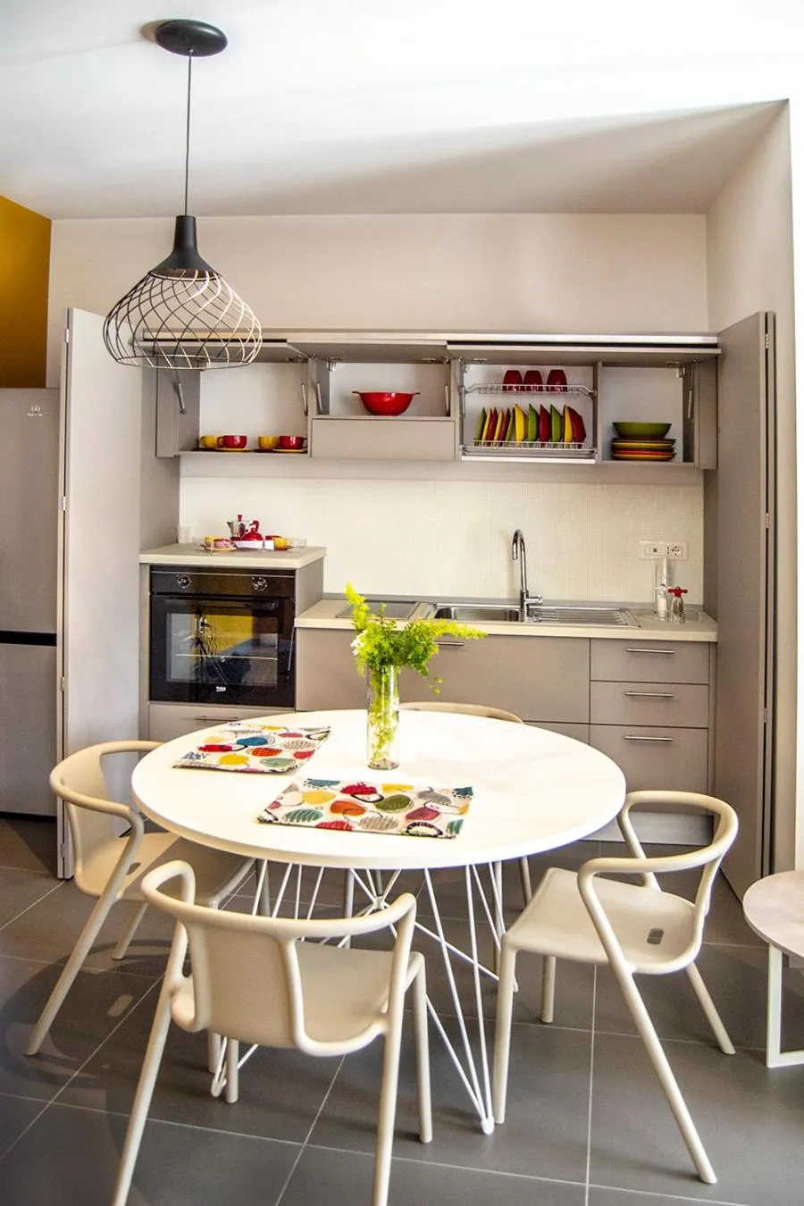 Kitchen or kitchenette in Ciclope Resort