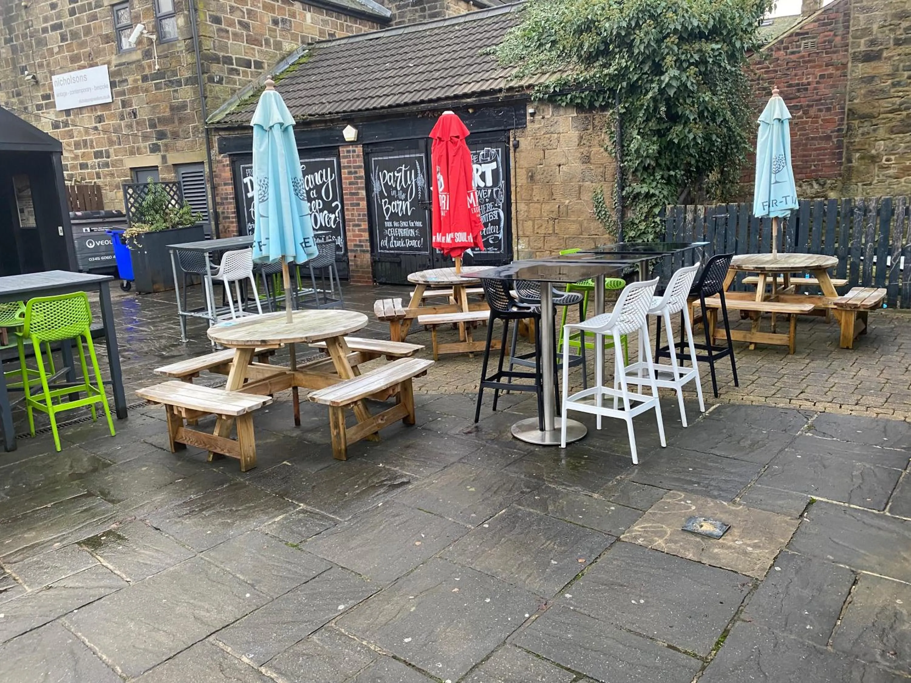 Patio in The Black Hat