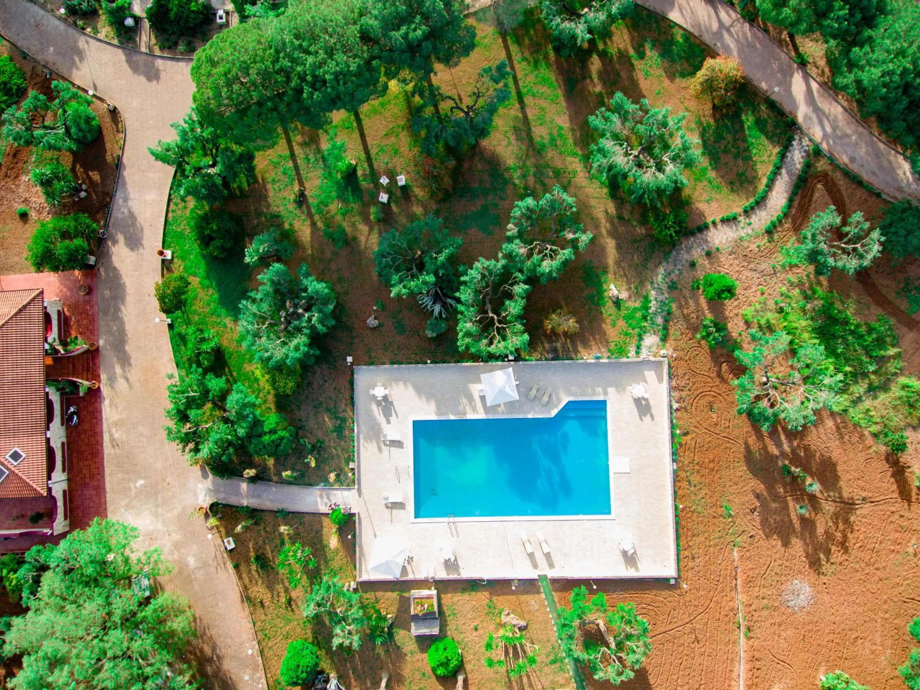 Bird's eye view in Relais d 'Itria