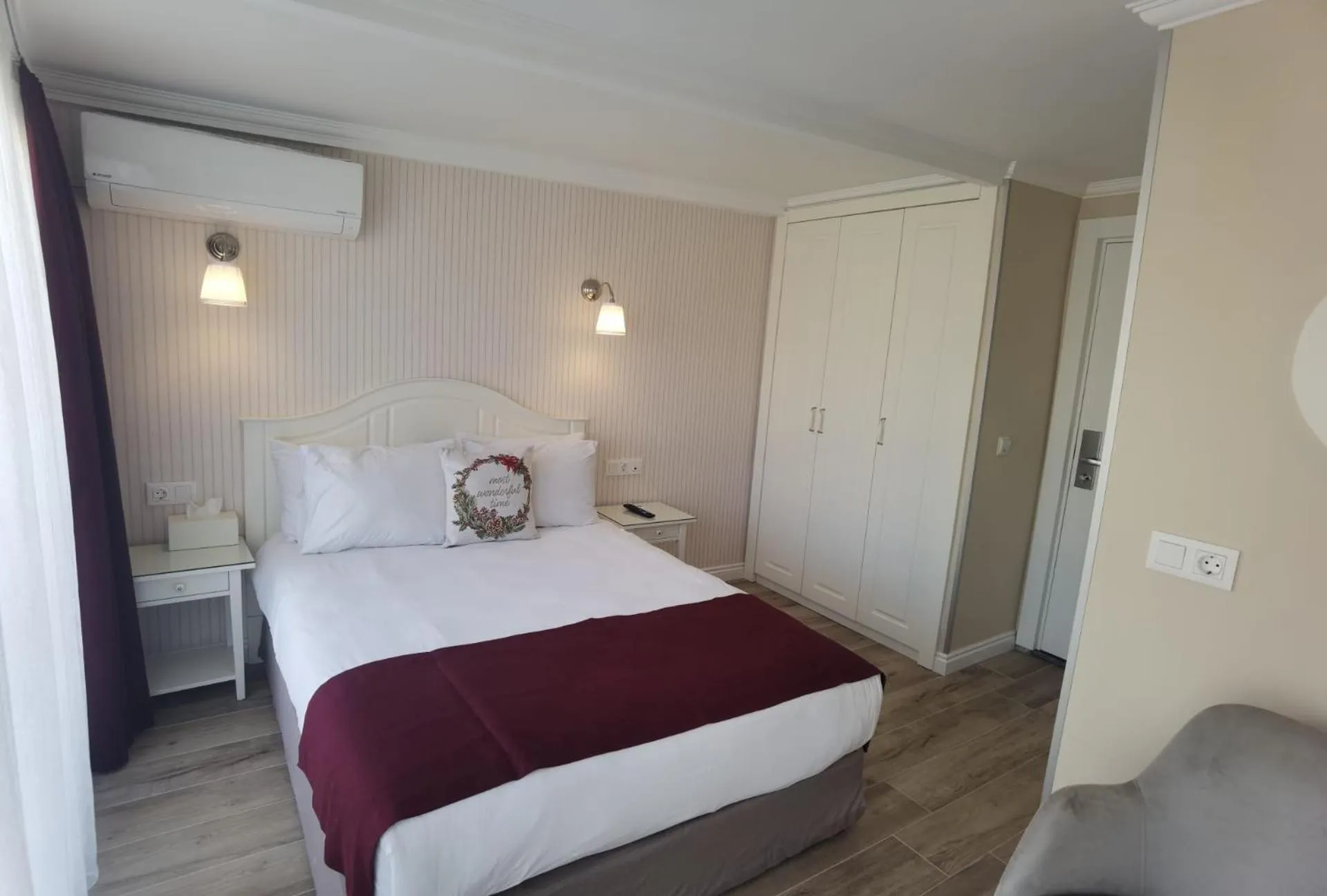 Bed in Mr. Bird Hotel