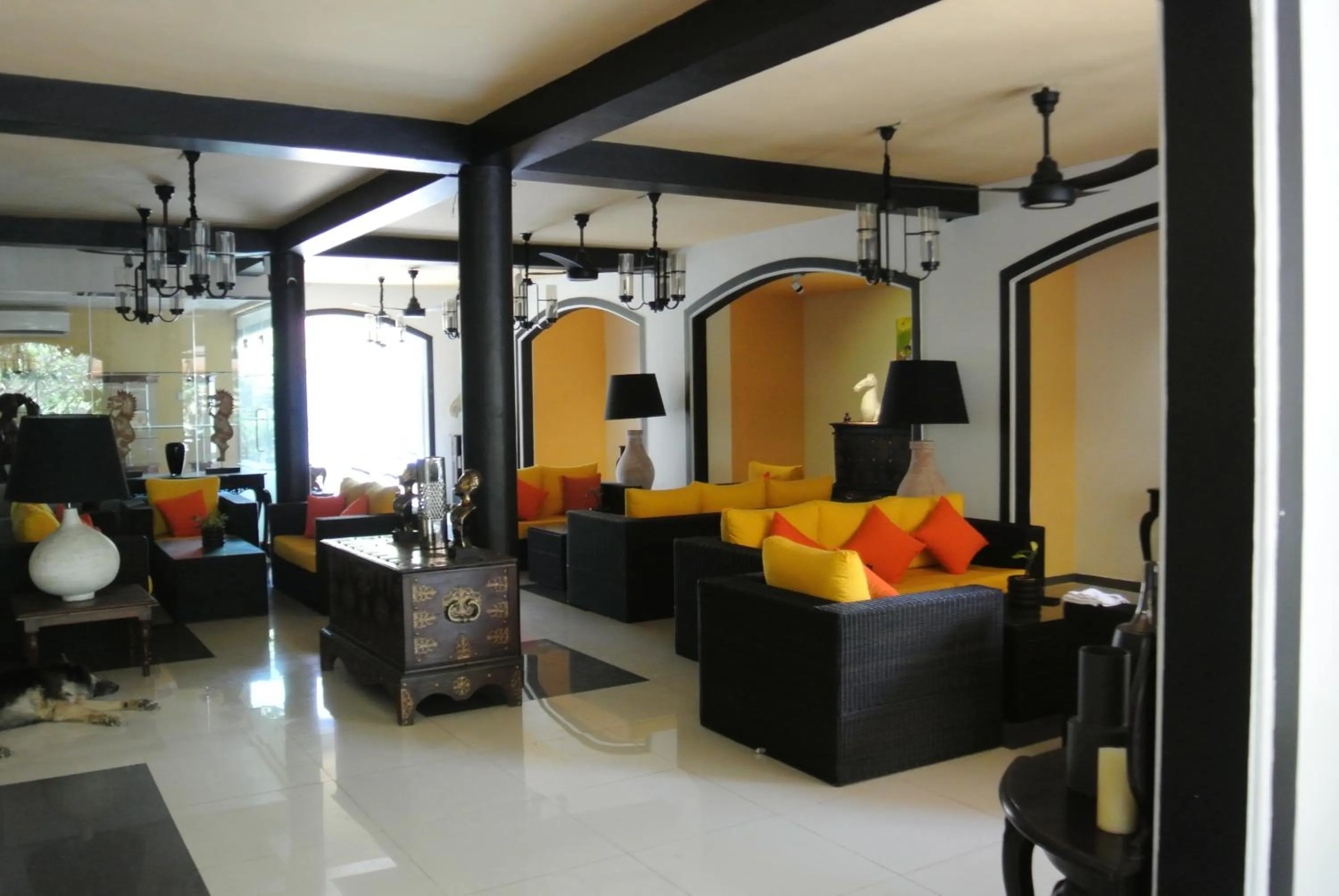 Lobby or reception in Hotel Flower Garden