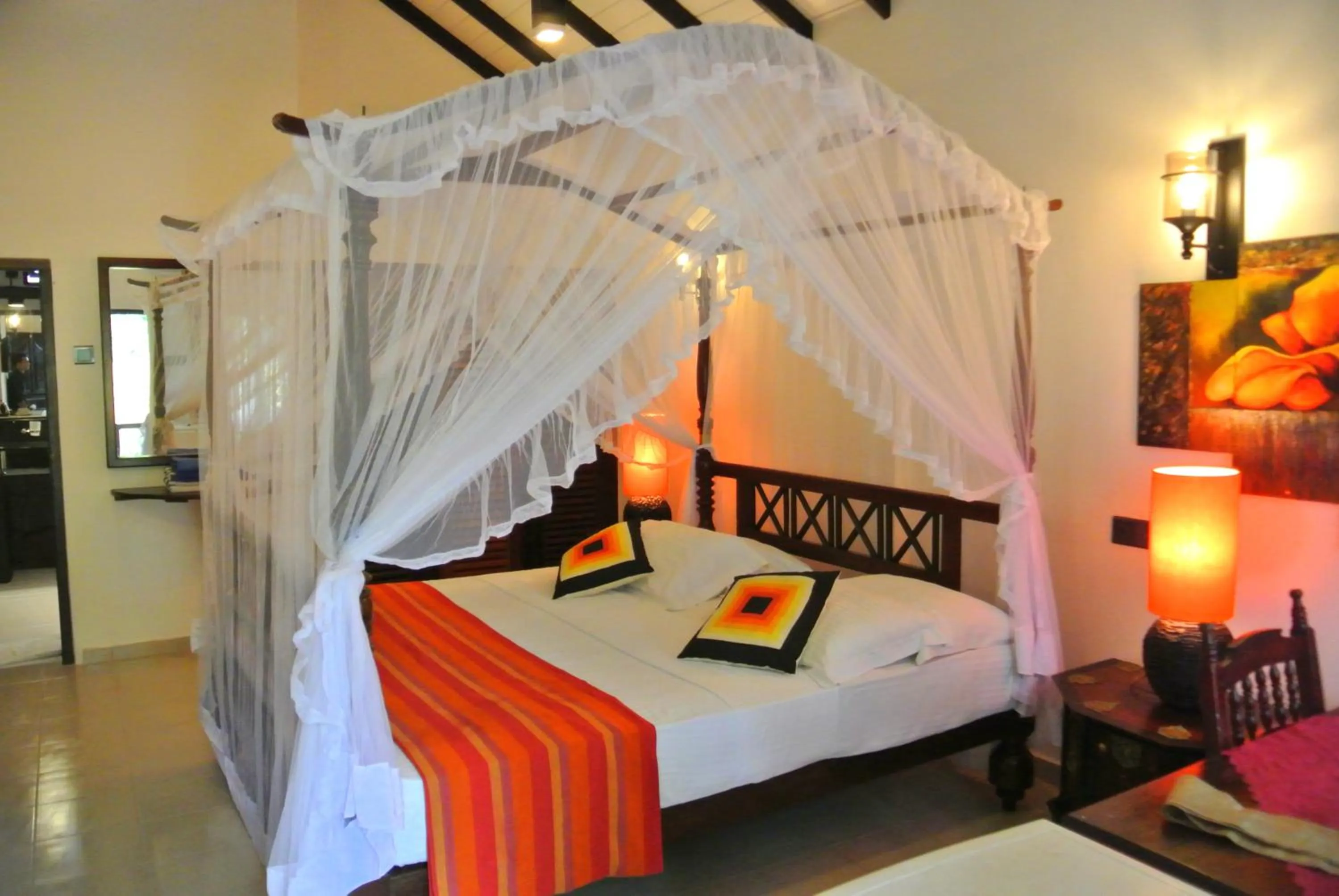 Bed in Hotel Flower Garden