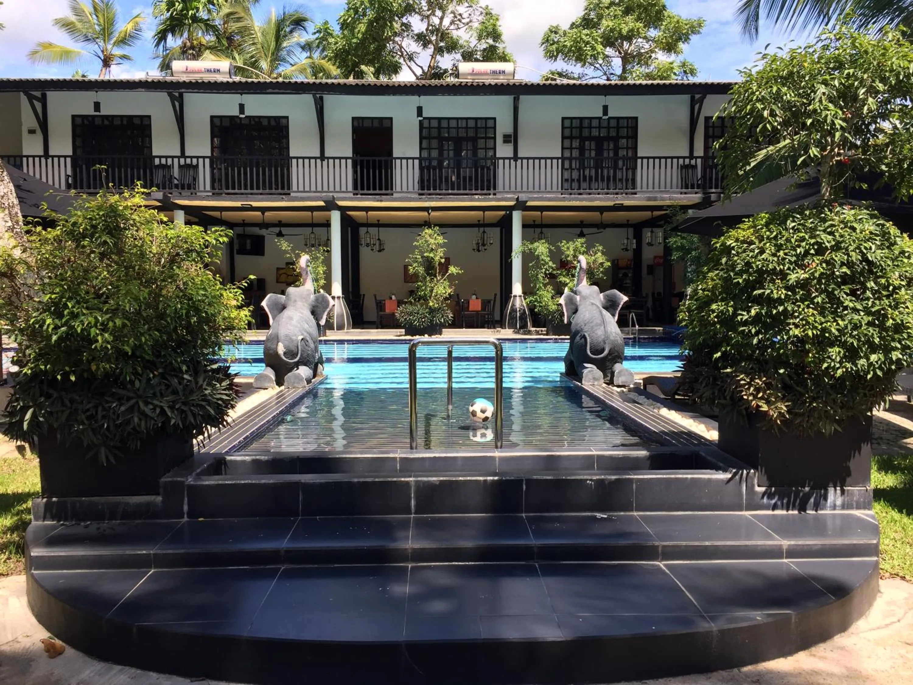 Swimming pool in Hotel Flower Garden
