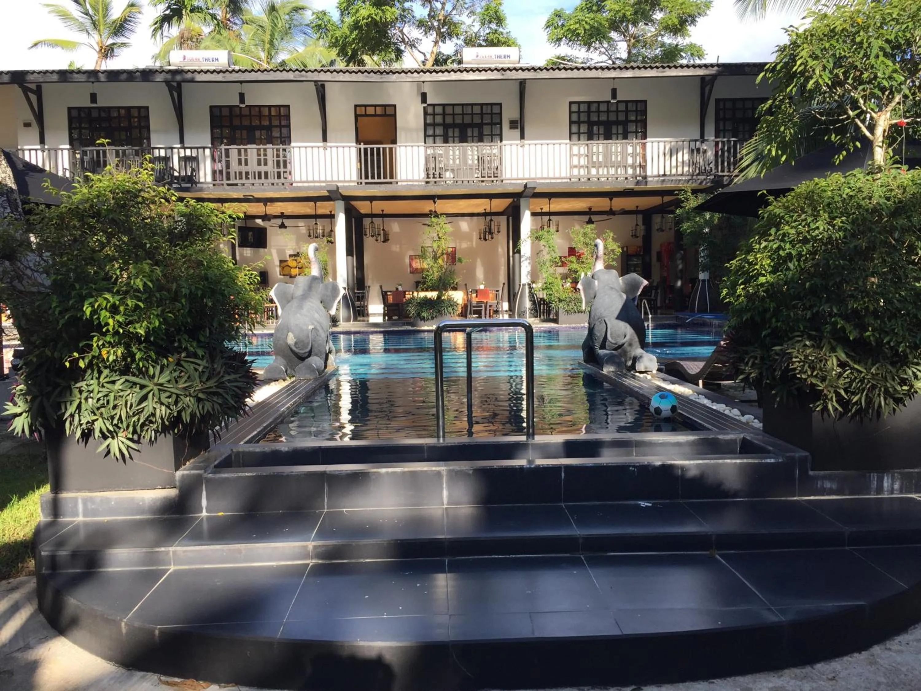 Swimming pool in Hotel Flower Garden