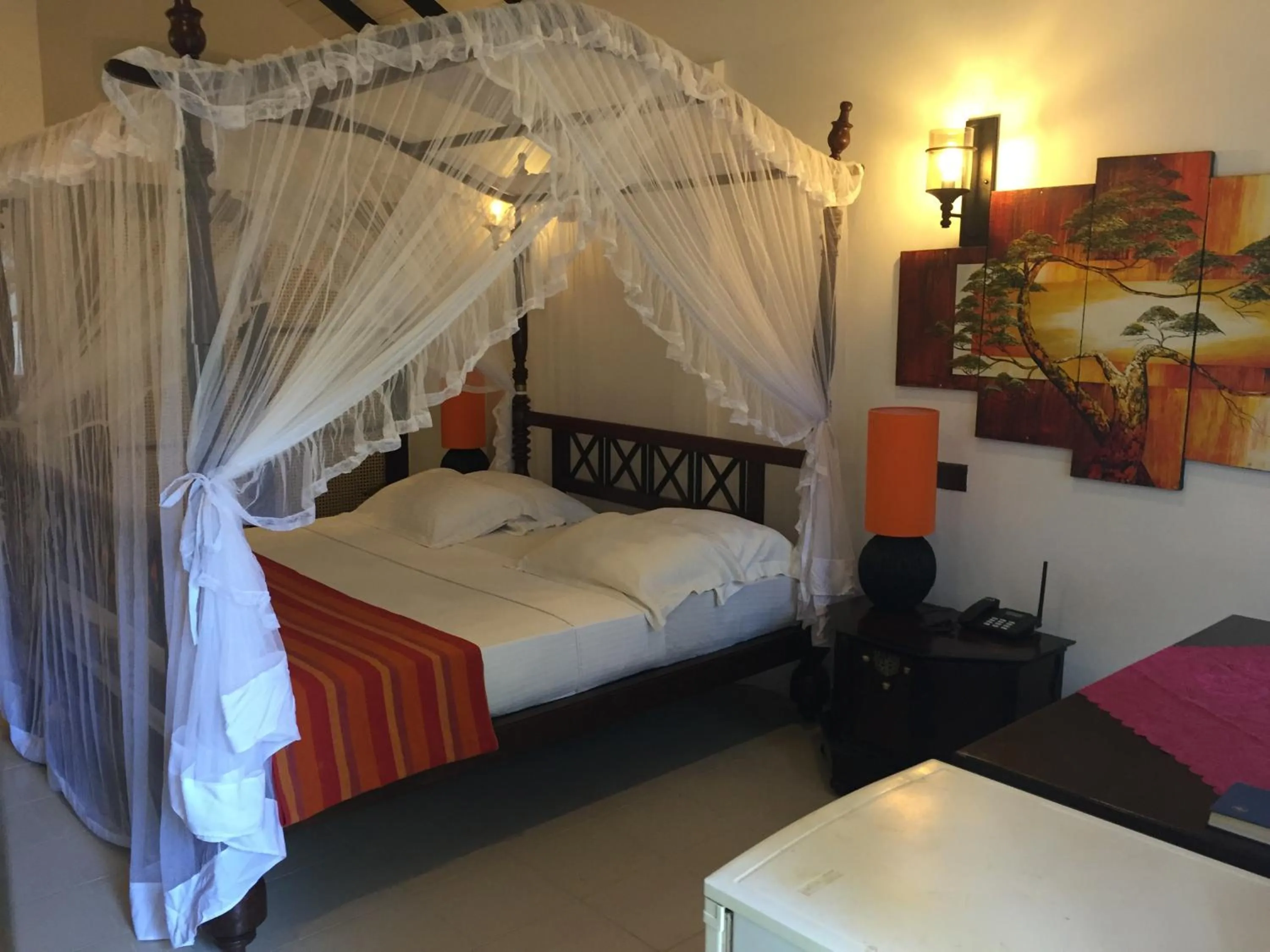 Bed in Hotel Flower Garden