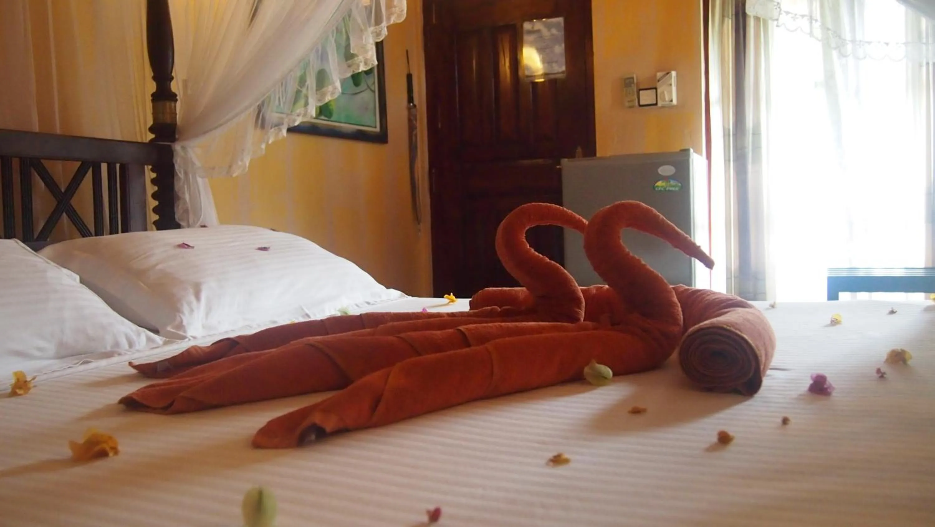 Bed in Hotel Flower Garden