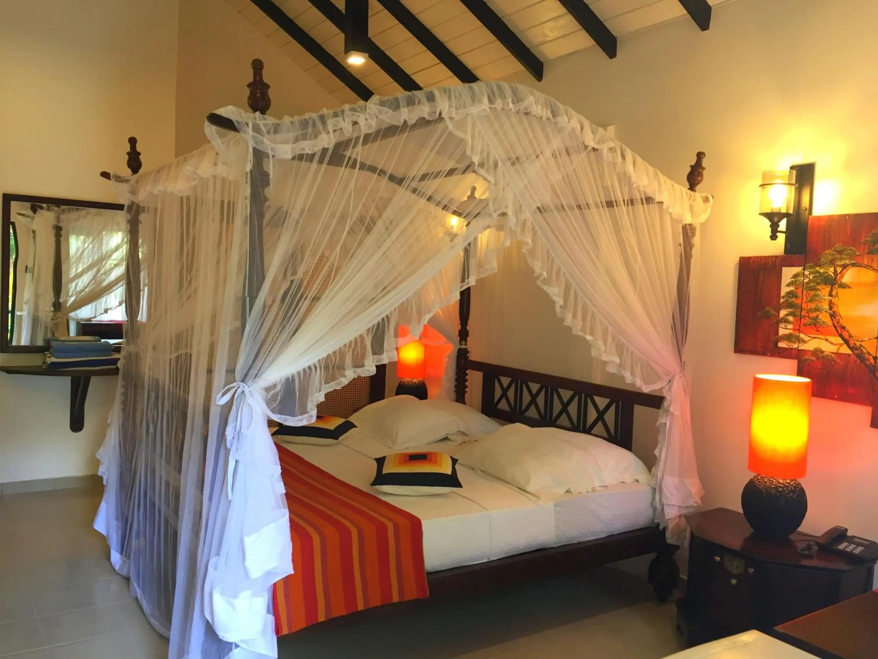 Bed in Hotel Flower Garden