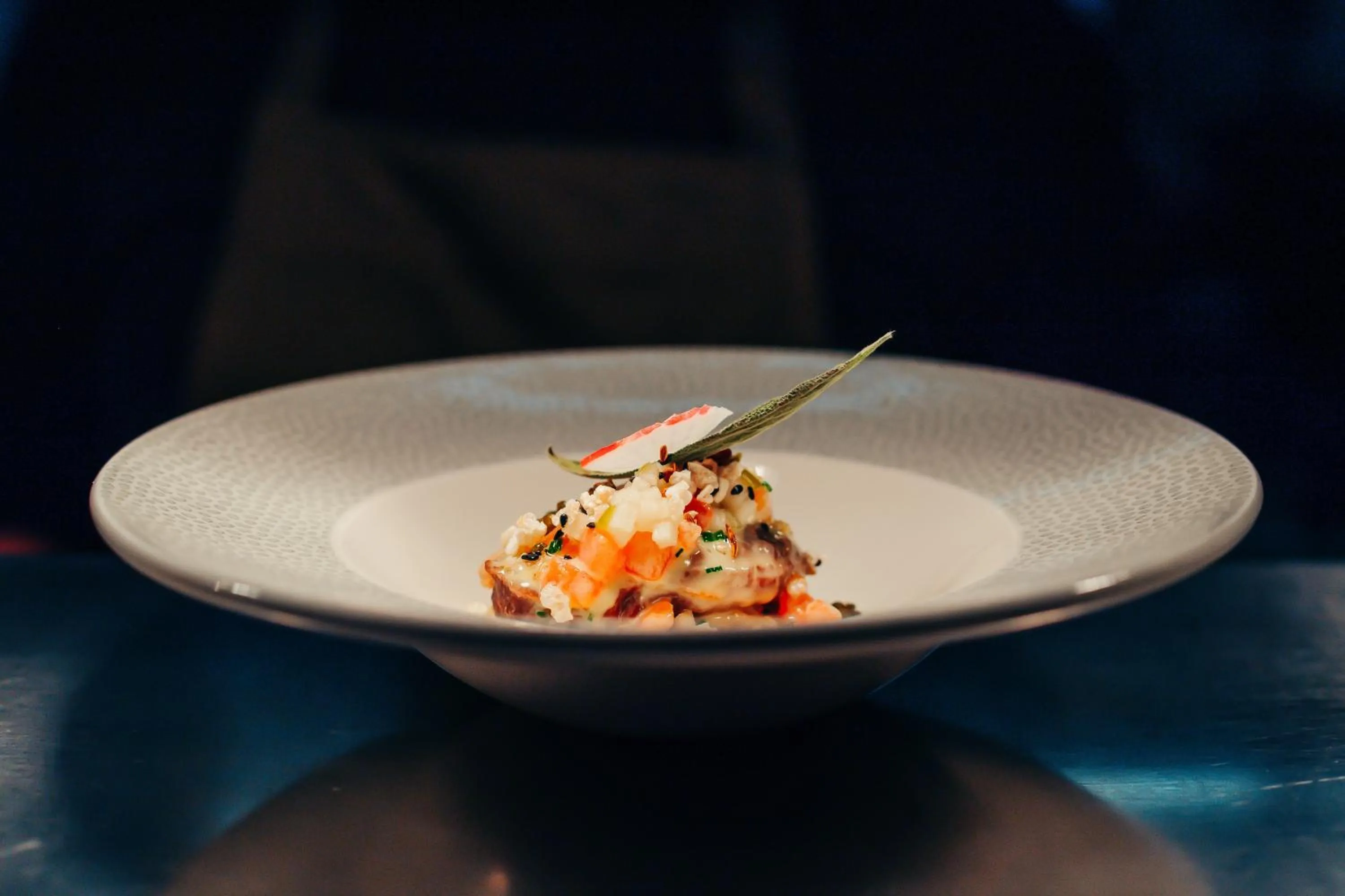 Food close-up in Achray House Restaurant with Rooms