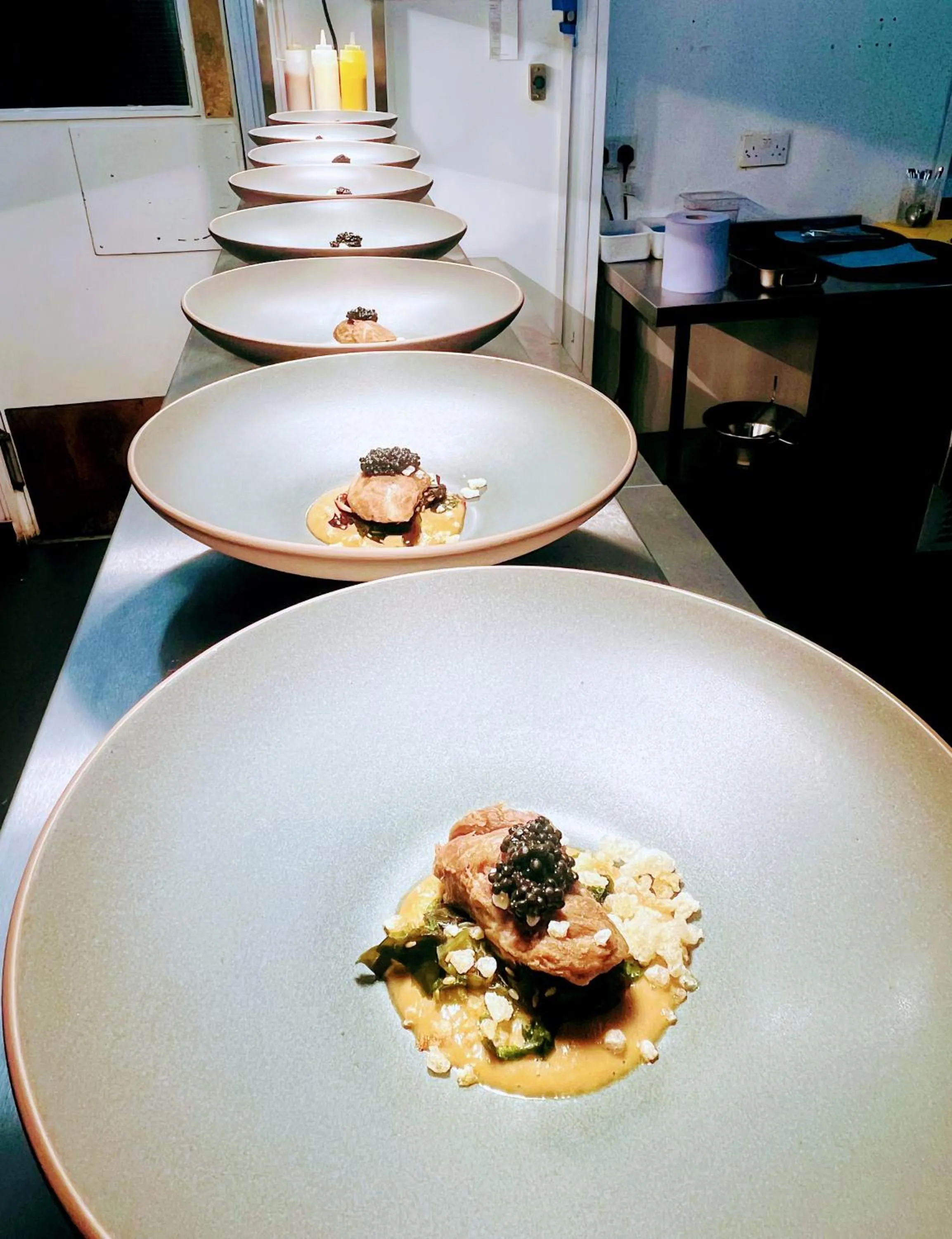 Food close-up in Achray House Restaurant with Rooms