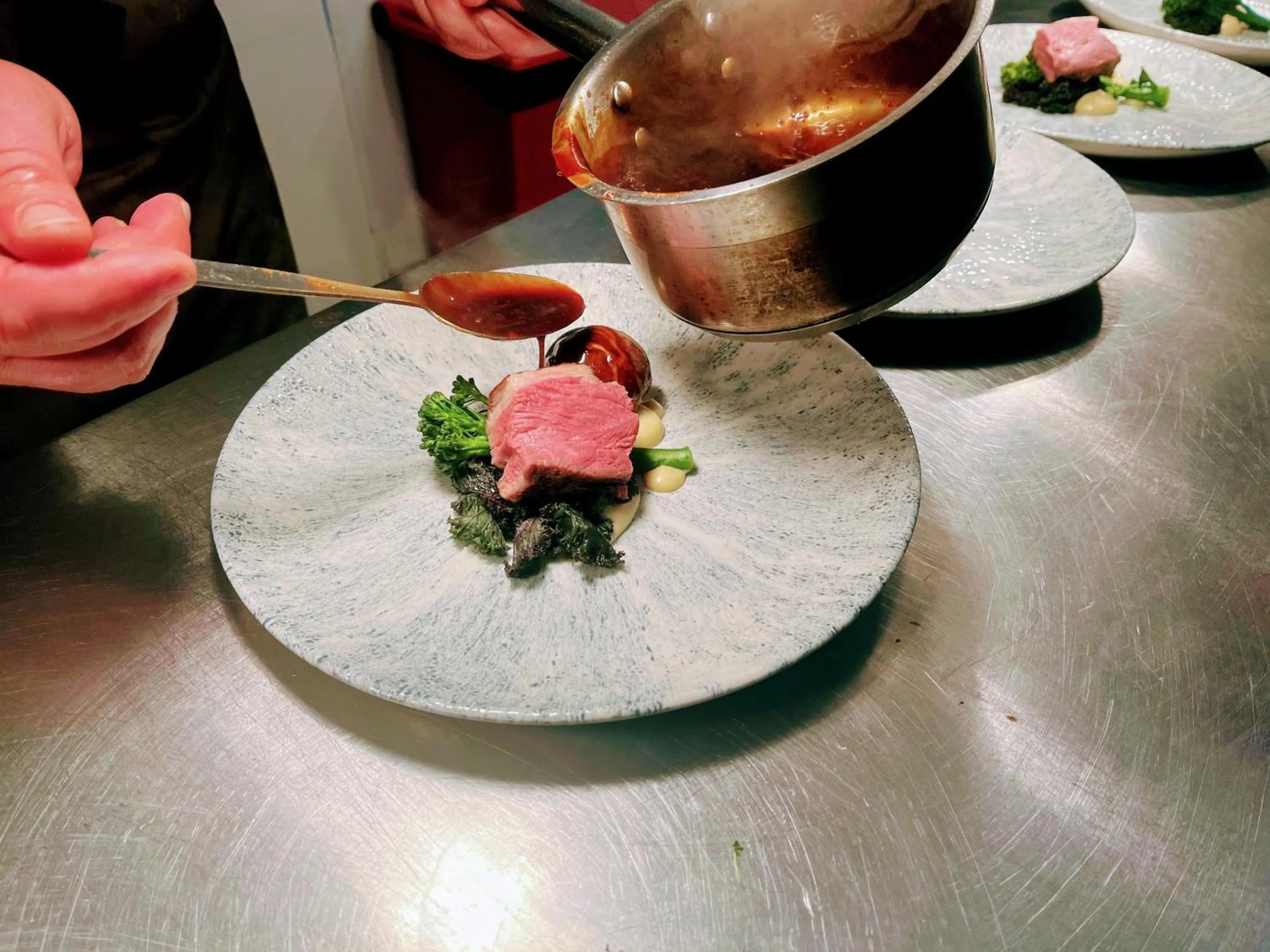 Food close-up in Achray House Restaurant with Rooms