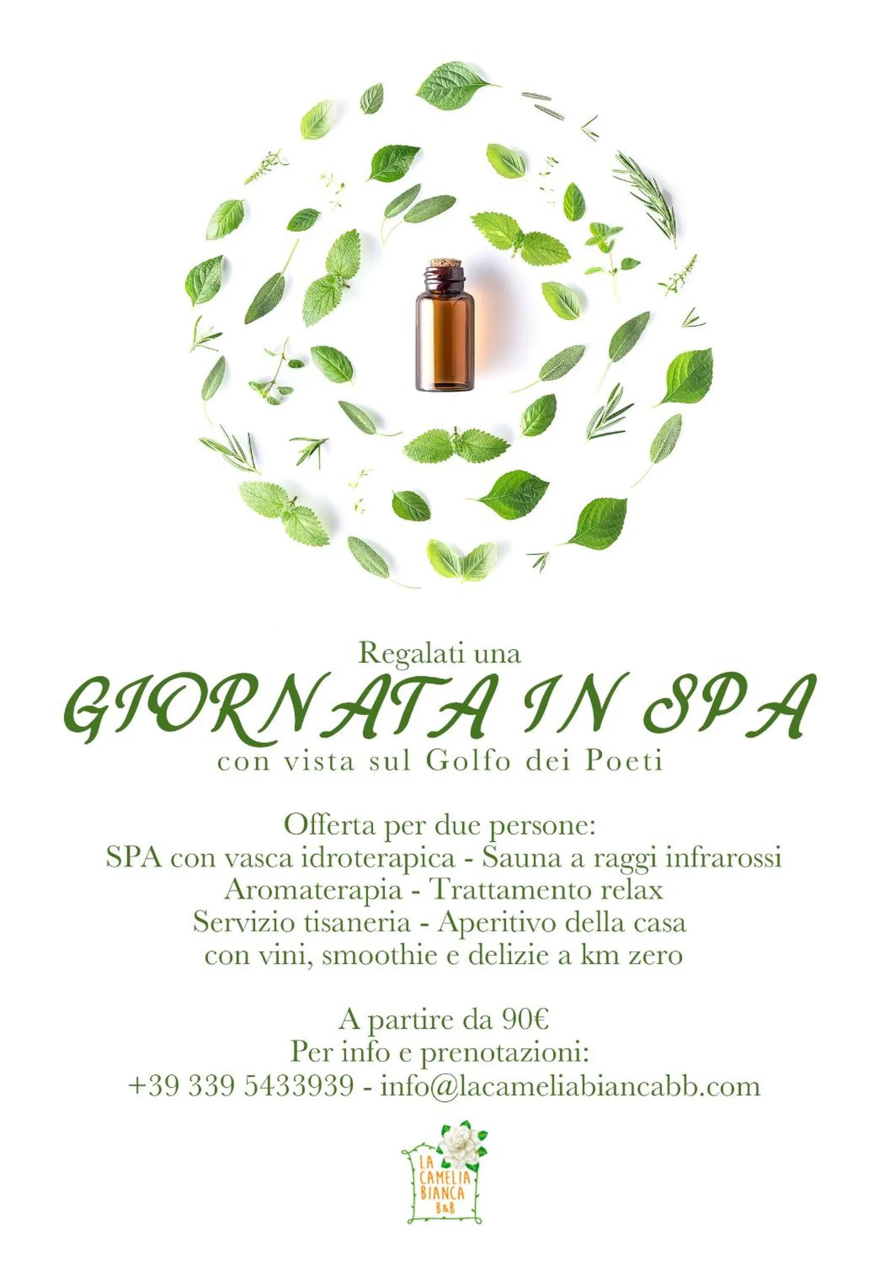 Spa and wellness centre/facilities in La Camelia Bianca B&B