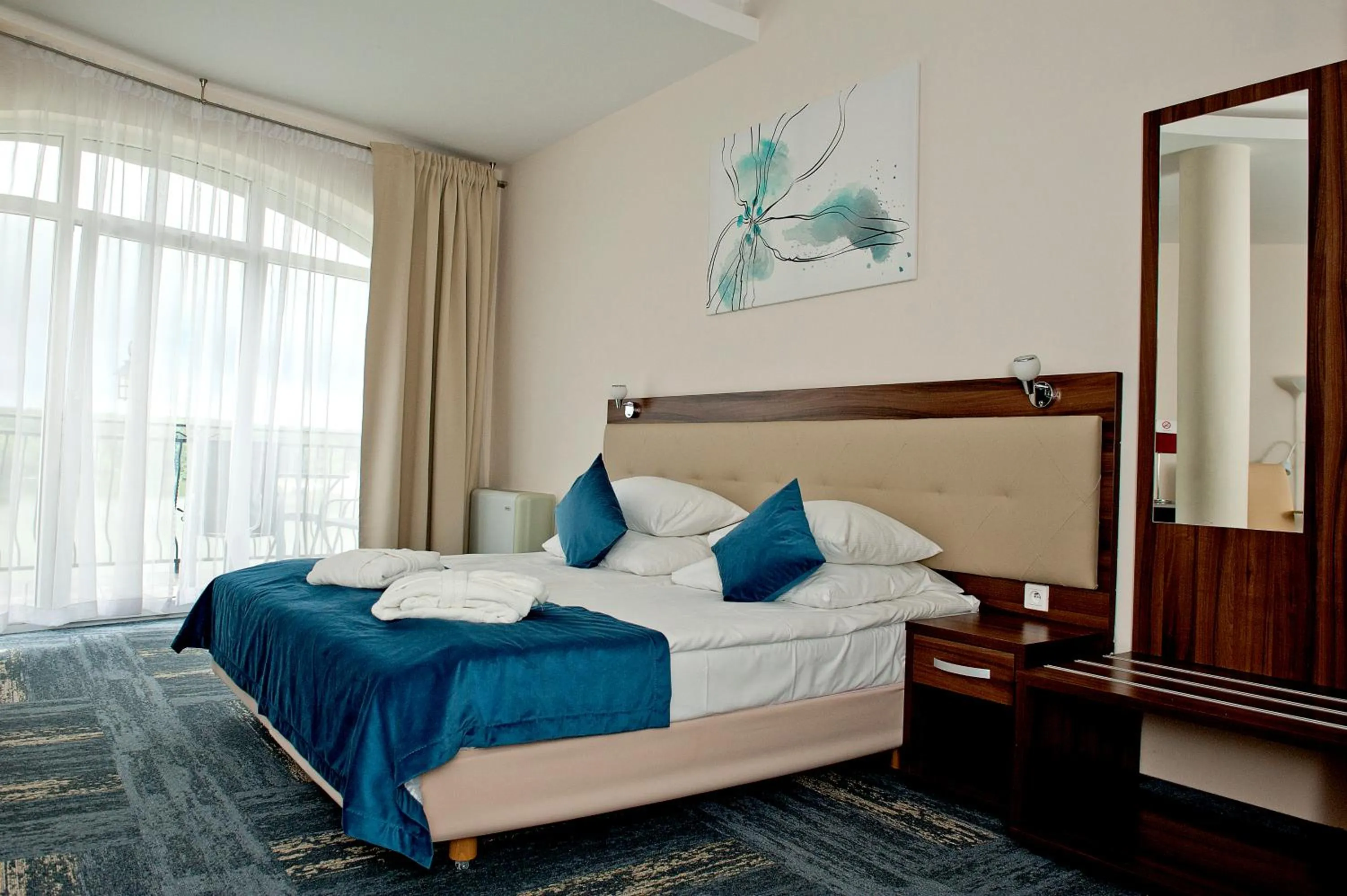 Bed in Hotel Woiński Spa