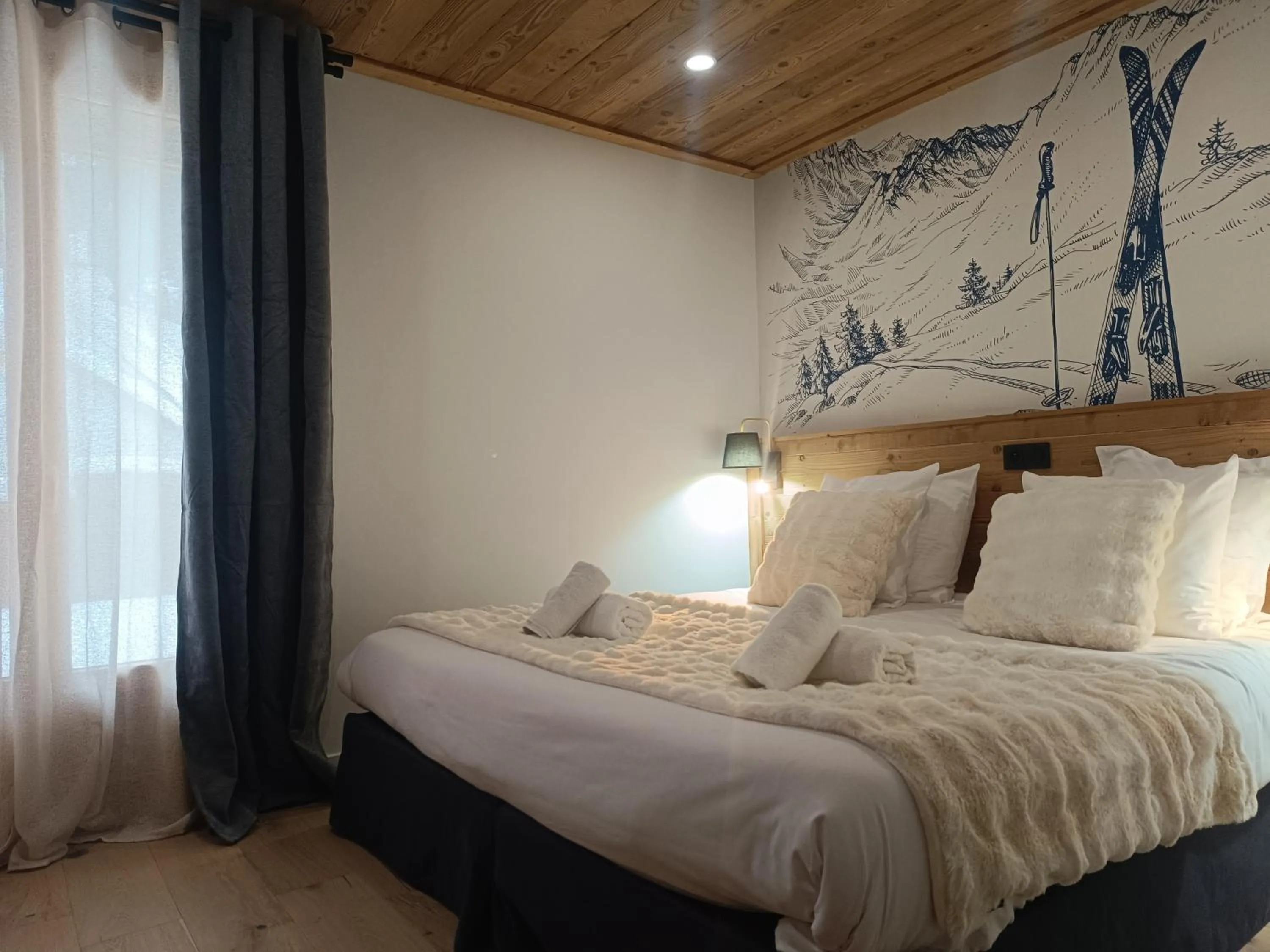 Bed in Hôtel Mont Thabor Serre Chevalier