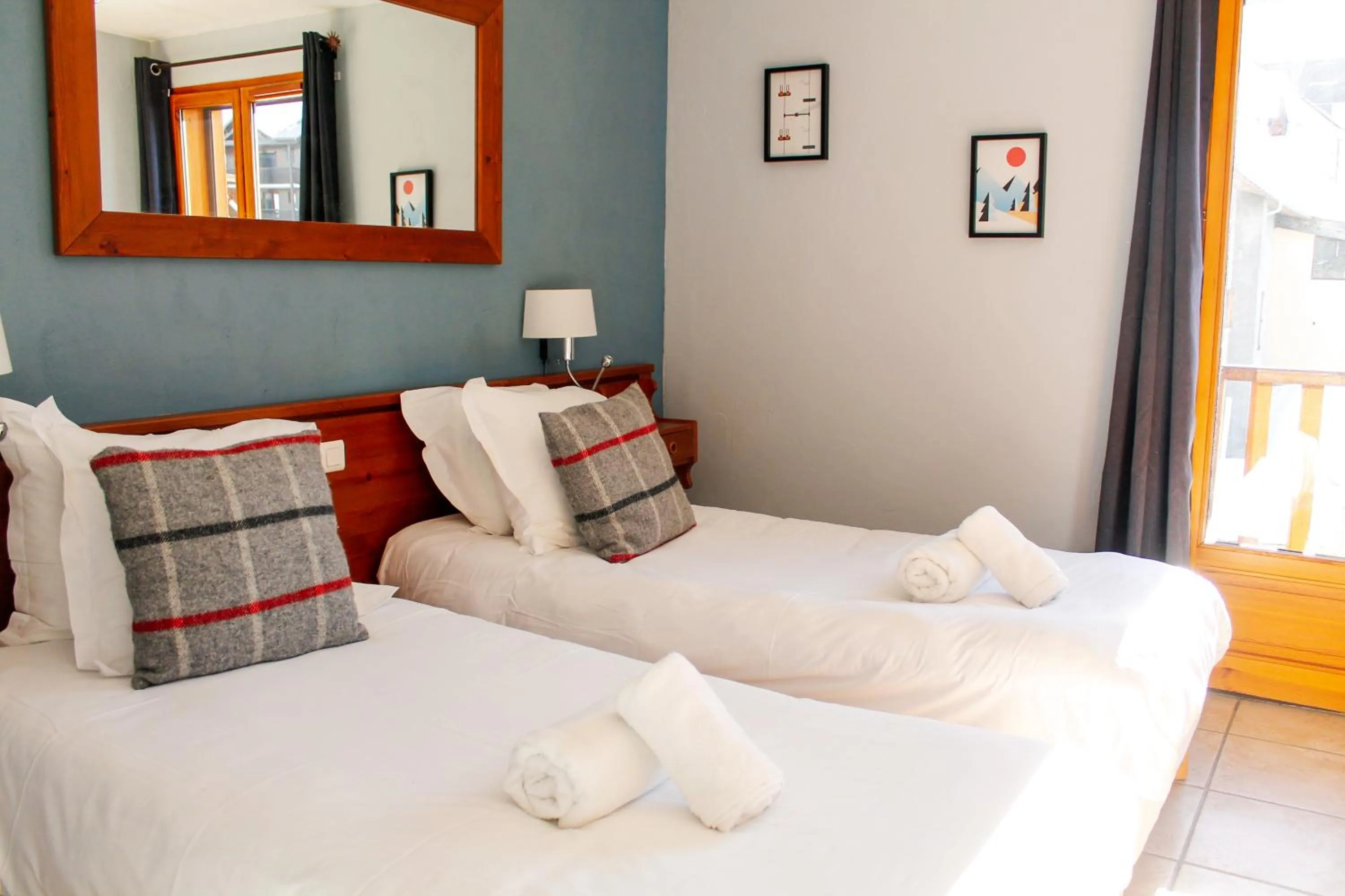 Bed in Hôtel Mont Thabor Serre Chevalier