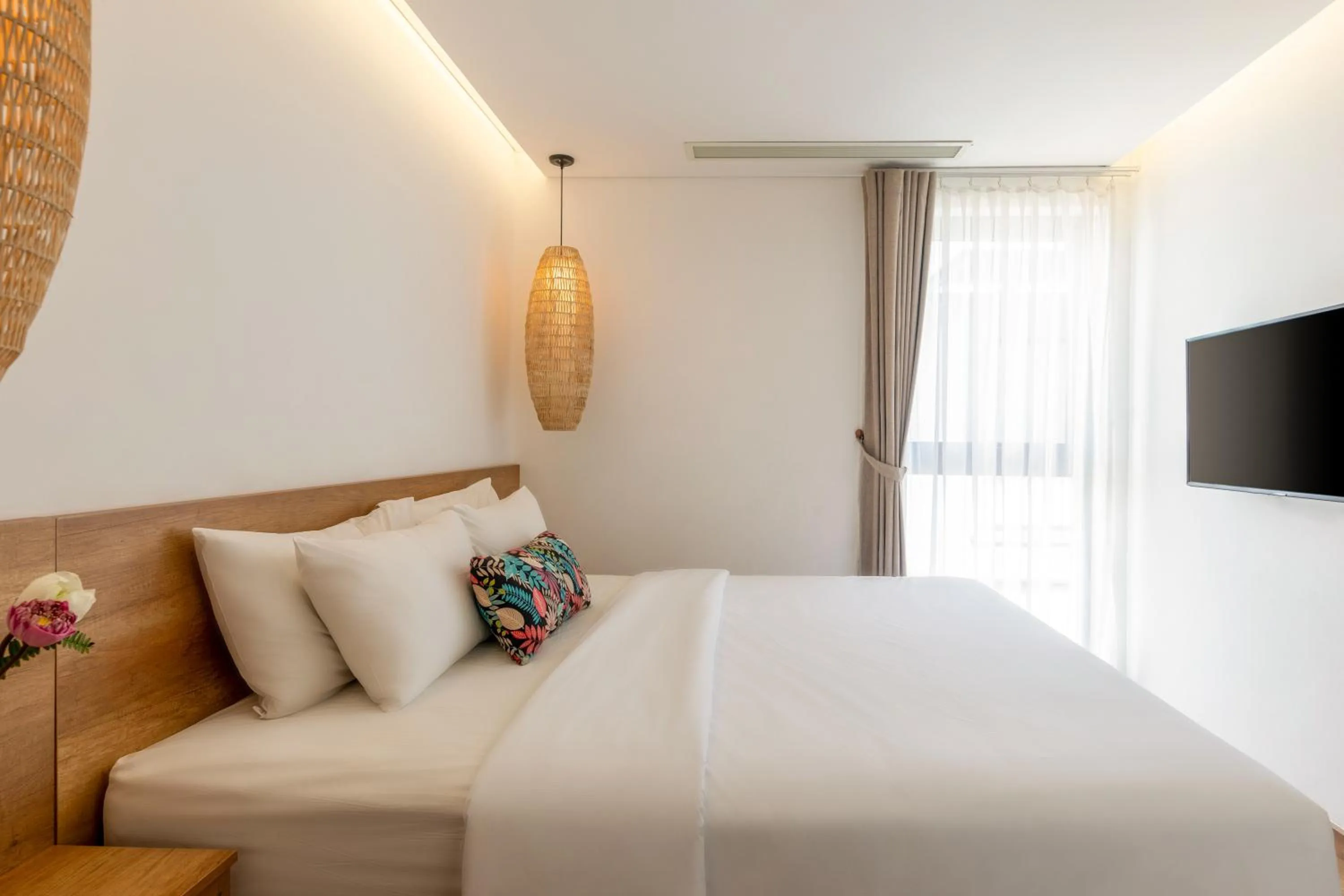 Bed in K House Apartment Danang Beach