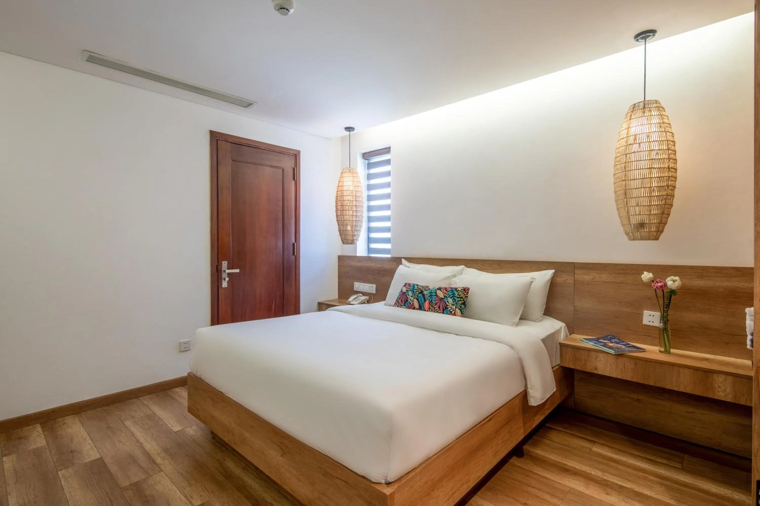 Bed in K House Apartment Danang Beach